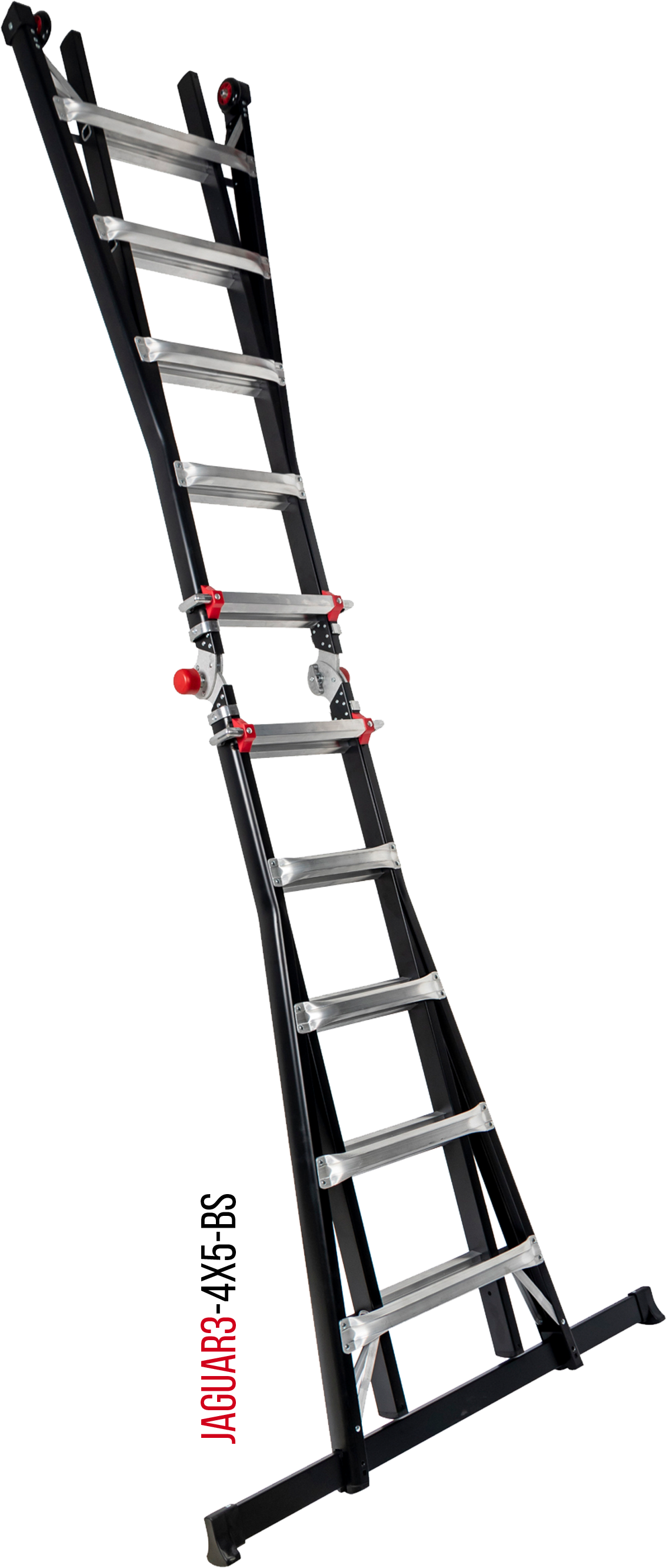 ÉCHELLE ARTICULÉE TÉLESCOPIQUE JAGUAR3 4x5 HELDER PRO AVEC BARRE STABILISATRICE - JAG34x5BS