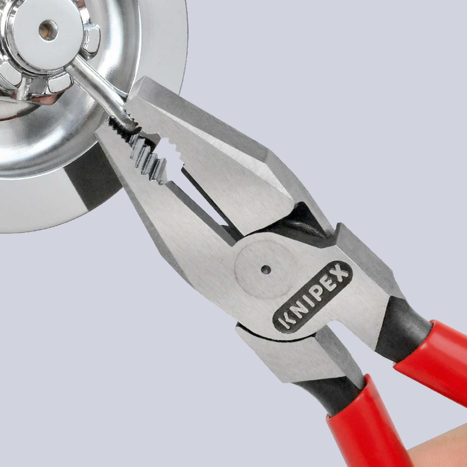 Pince universelle à forte démultiplication 200mm - Gainage PVC KNIPEX - 0201200