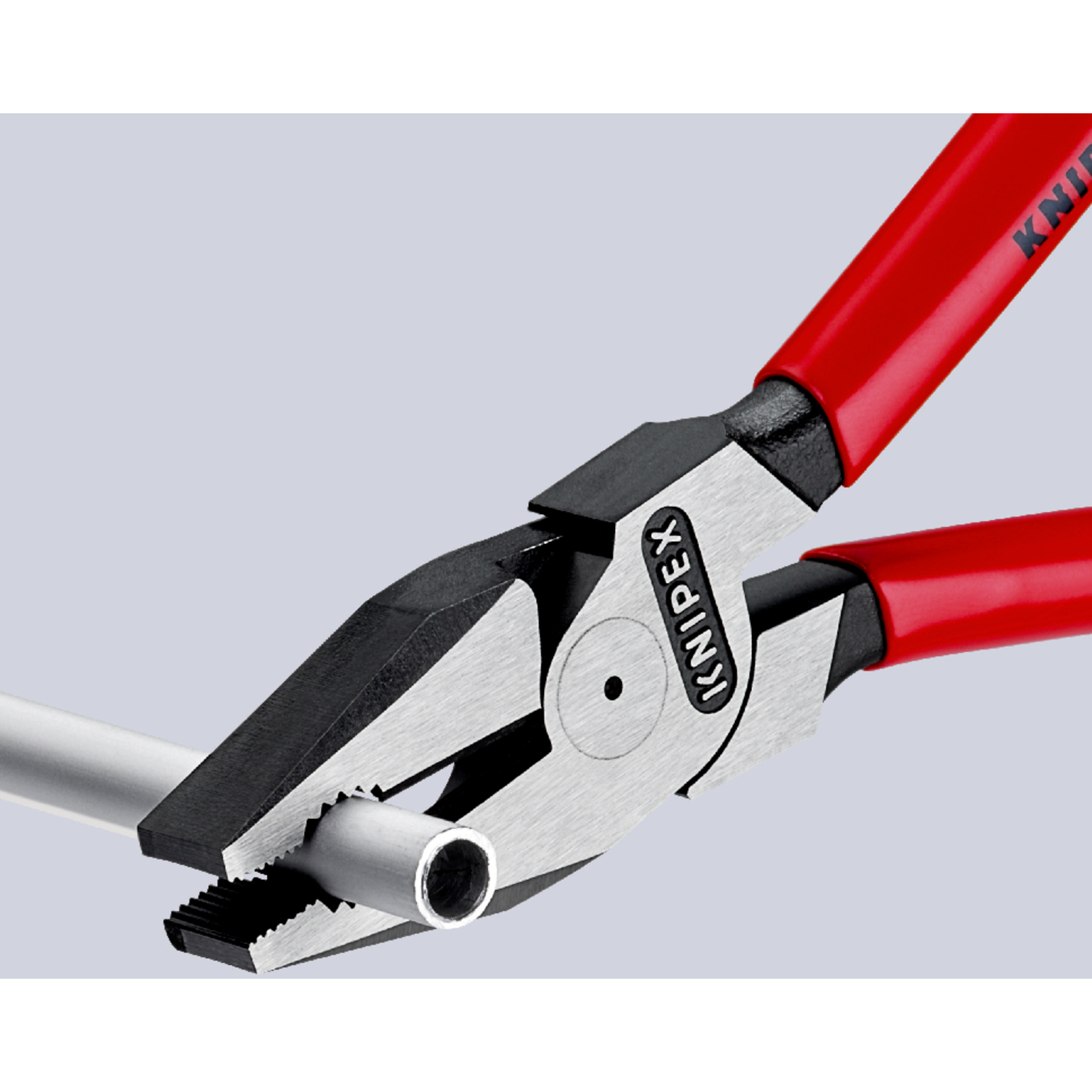 Pince universelle à forte démultiplication 200mm - Gainage PVC KNIPEX - 0201200