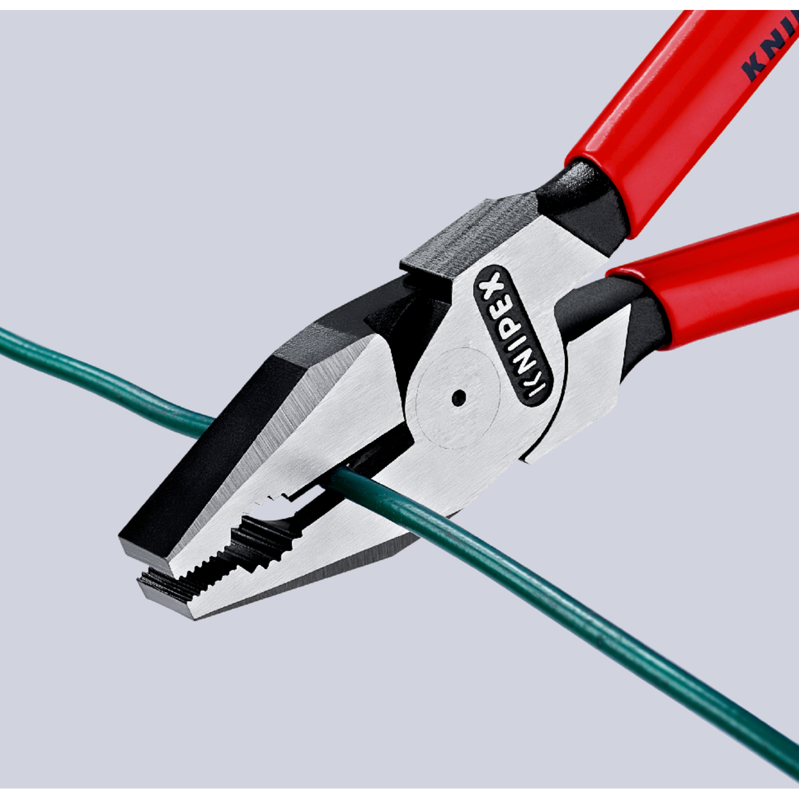 Pince universelle à forte démultiplication 200mm - Gainage PVC KNIPEX - 0201200