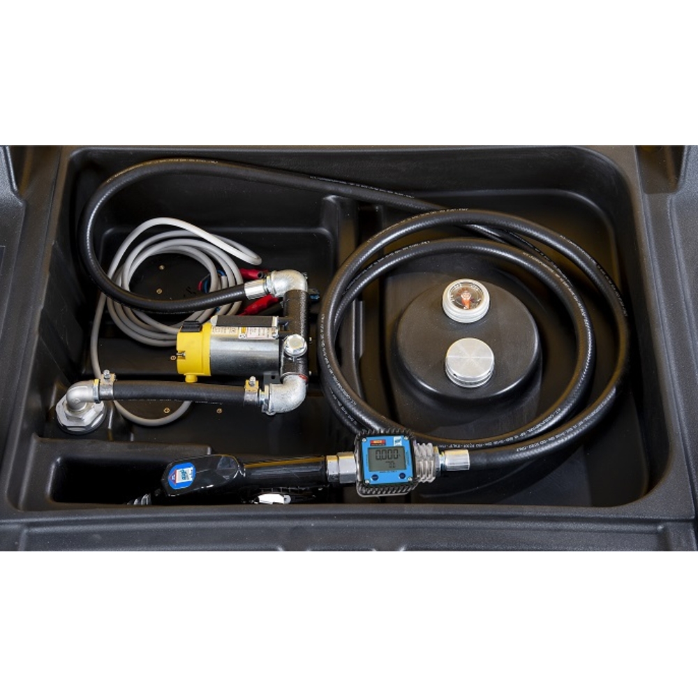 Station de ravitaillement gasoil mobile 440 l polyéthylène 24V avec compteur - ALGI EQUIPEMENT - 07672524