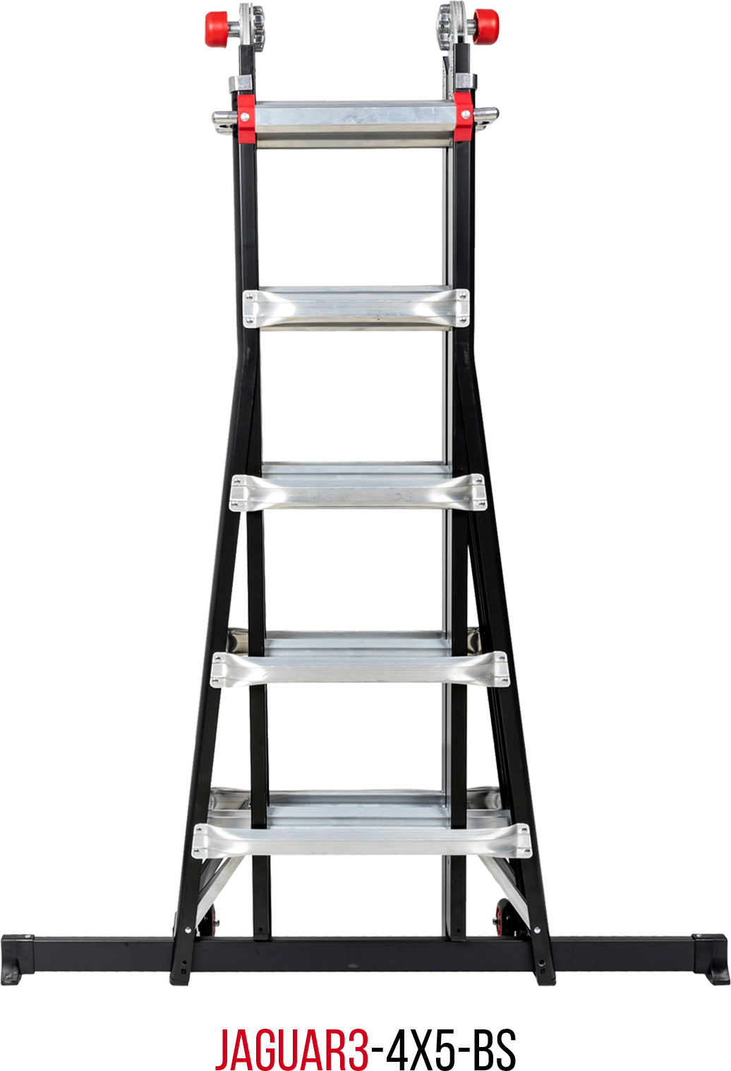 ÉCHELLE ARTICULÉE TÉLESCOPIQUE JAGUAR3 4x5 HELDER PRO AVEC BARRE STABILISATRICE - JAG34x5BS