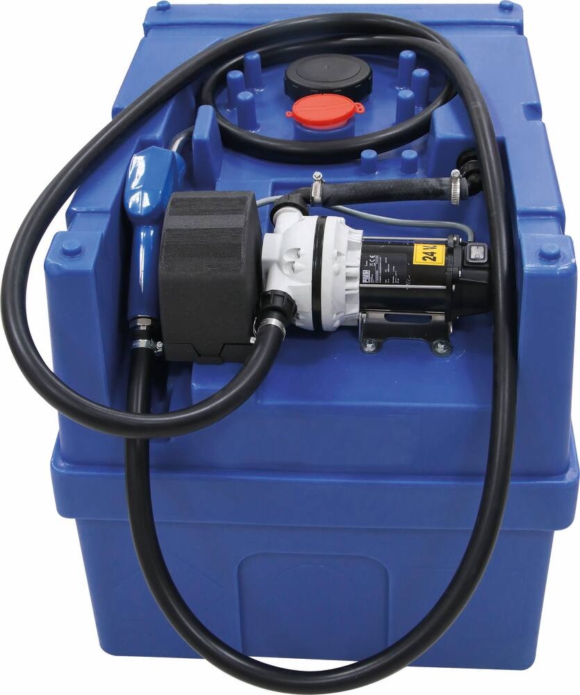 Cuve de ravitaillement AdBlue 200L avec kit de pompe, pistolet auto et plateforme 20V Li-ion - batterie 4Ah et chargeur SCHNEIDER - 50438