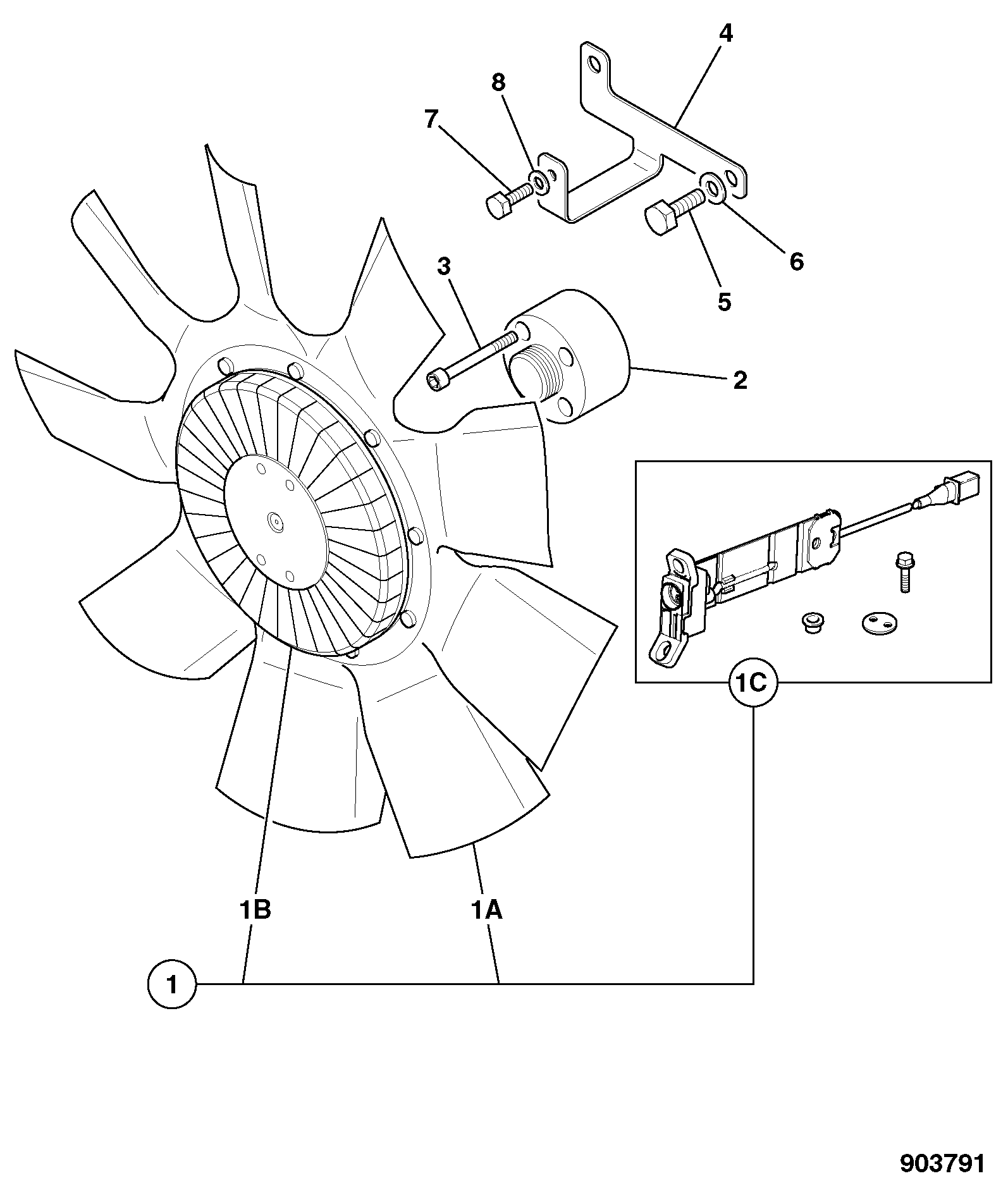 VISCO COUPLEUR COMPATIBLE JCB 30/927214