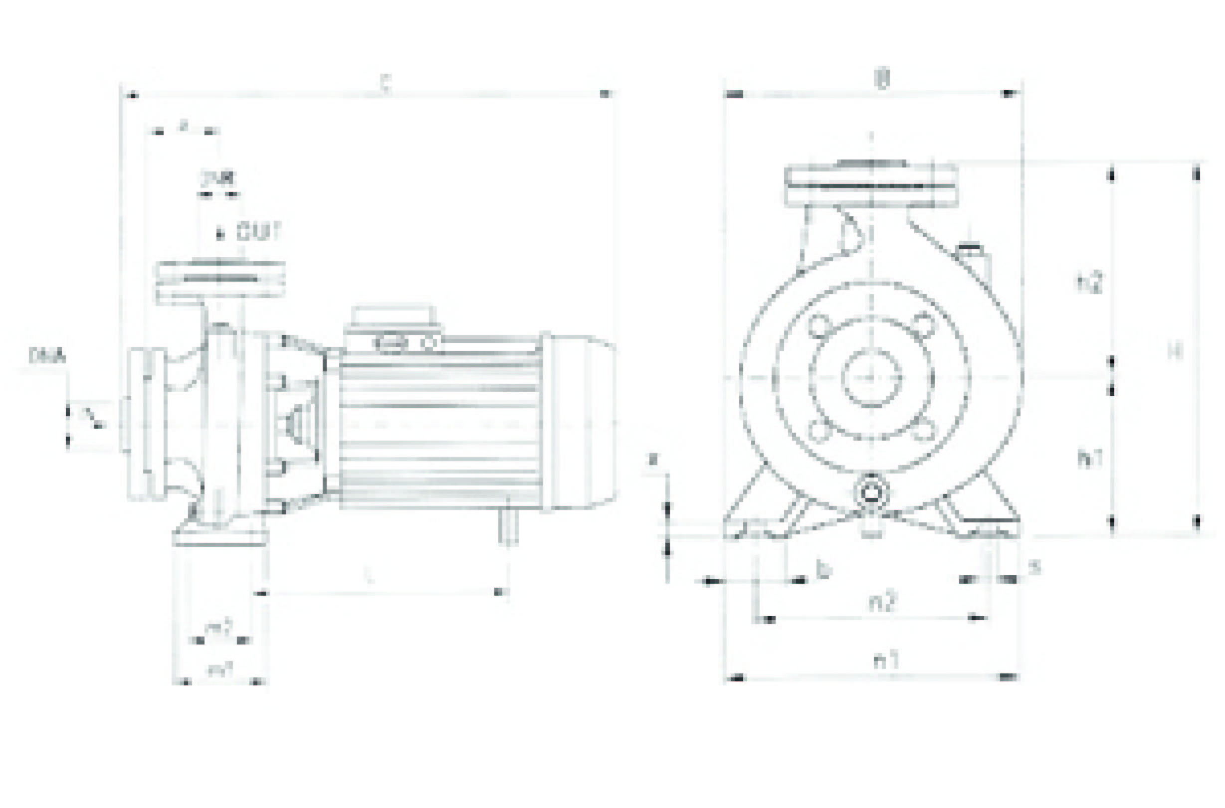 POMPE TRI FONTE NORMALISEE 15KW - CM50-200A - RENSON - 101655