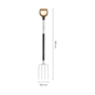 FOURCHE A BECHER 4 DENTS POUR SOLS DURS ET PIERREUX 120CM FISKARS - 1070716