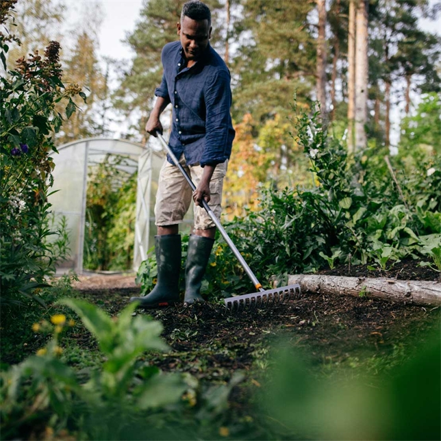 RATEAU 14 DENTS COURBES ERGONOMIC MANCHE COURBE FISKARS - 1077113