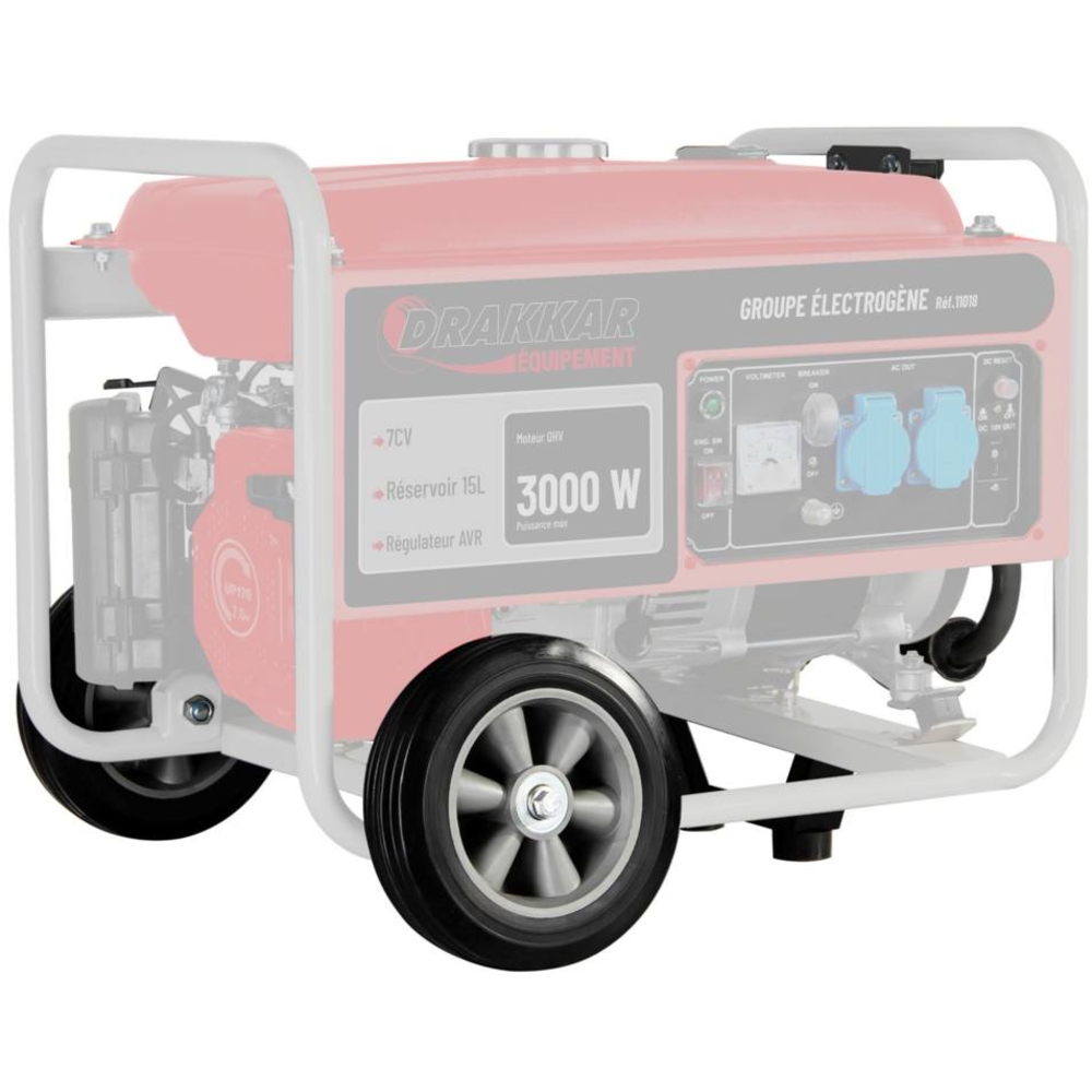 Kit brouette pour groupe électrogène 11018 DRAKKAR - 11030