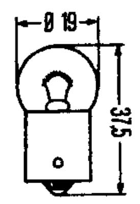  AMPOULE GRAISSEUR 12V 5W - 725005