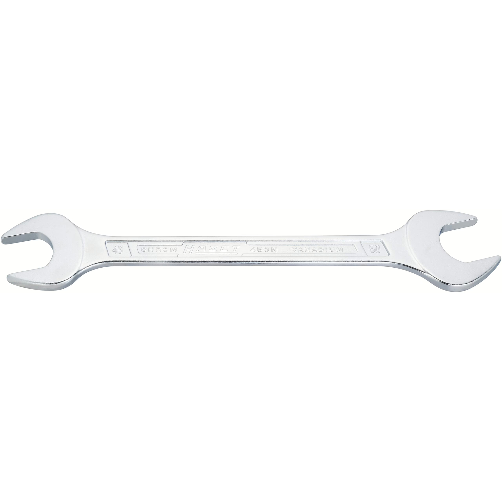 Jeu de clés à fourche double profil extérieur 6 pans 12 pièces 6x7–30x32 avec râtelier HAZET - 450N/12NRS