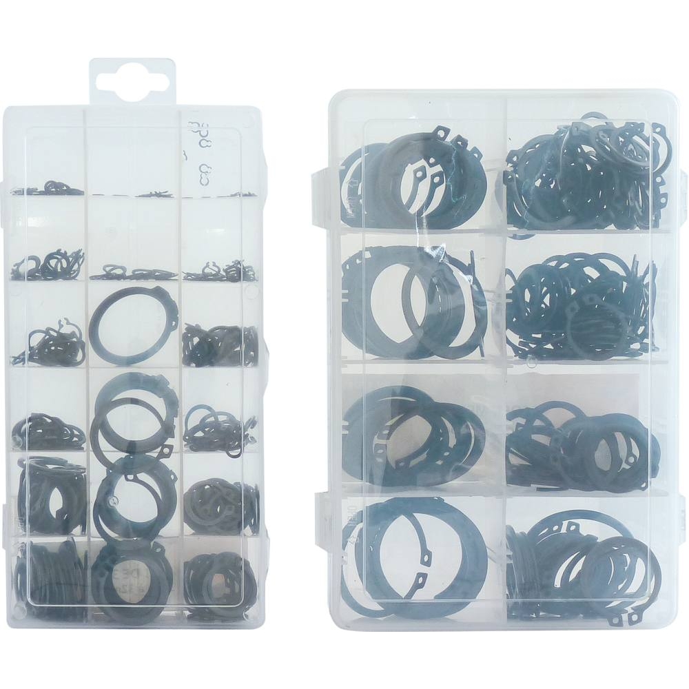 Circlips extérieurs de 3 à 32mm - coffret de 300 pcs KLIPPER - 14098