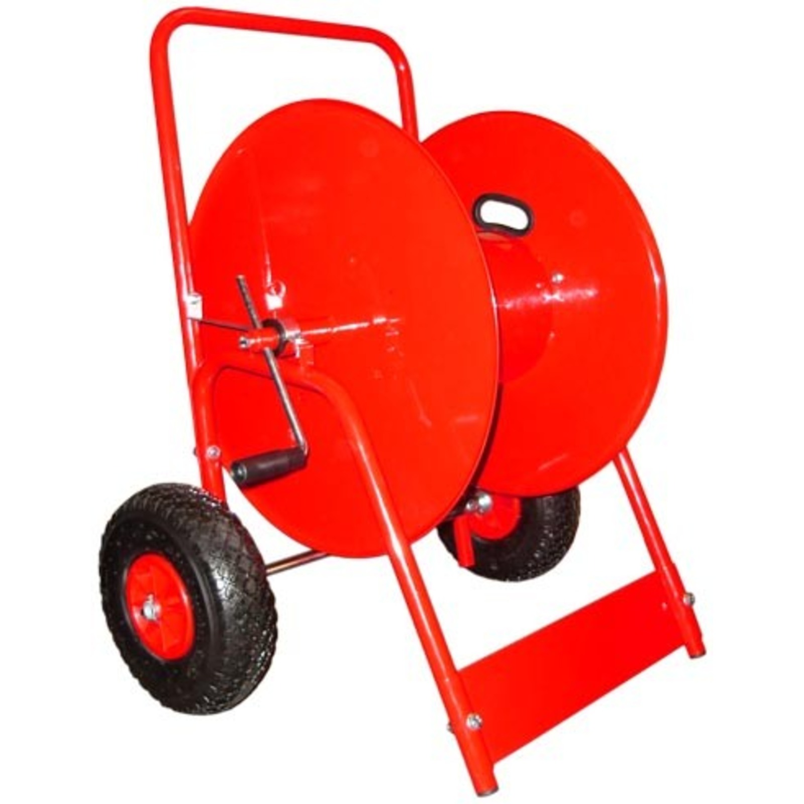 ENROULEUR ACIER SUR CHÂSSIS MOBILE - CAPACITÉ MAXI 50 M FLEXIBLE 3/8 DIMACO - ENROULHP1