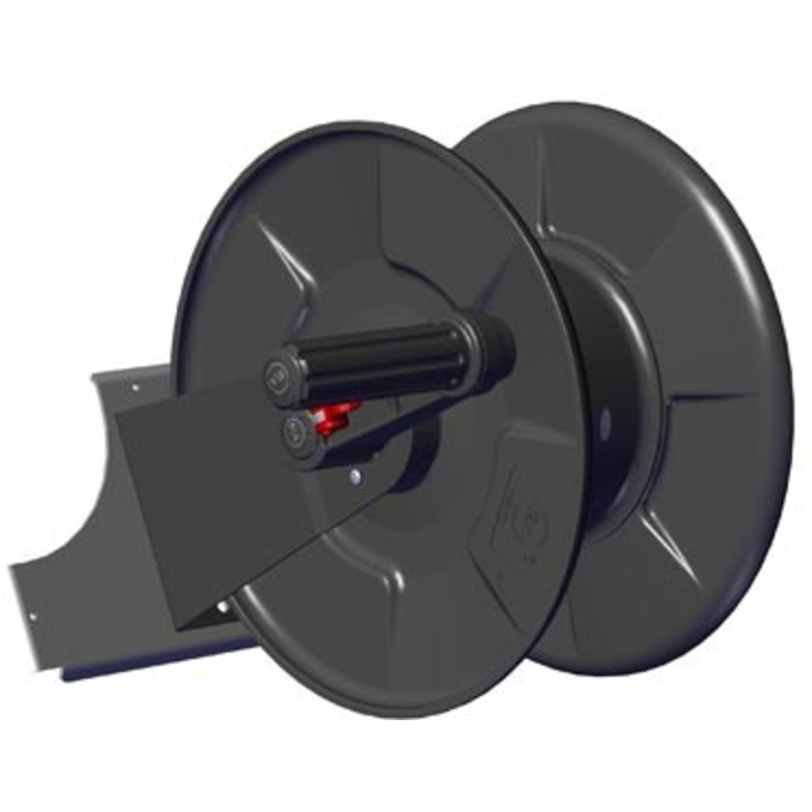 KIT ENROULEUR ET CADRE DE FIXATION GALVANISÉS POUR GAMME IG GALVANISÉE  10/12 CV CAPACITÉ MAX. : 50 M FLEXIBLE 5/16 OU 40 M FLEXIBLE 3/8 DIMACO - KITENROULIG10
