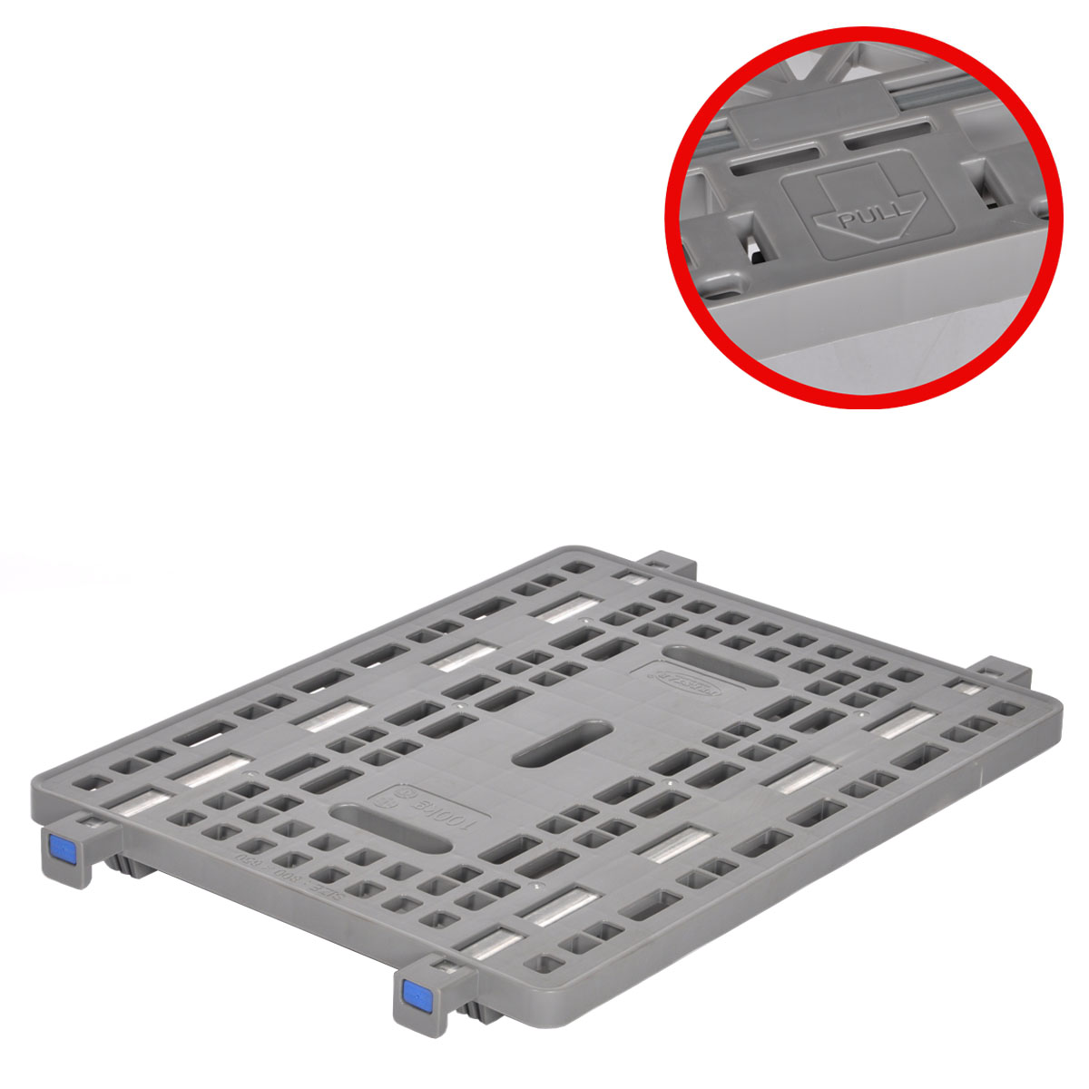 Plateau plastique pour roll conteneur MATADOR - 13709
