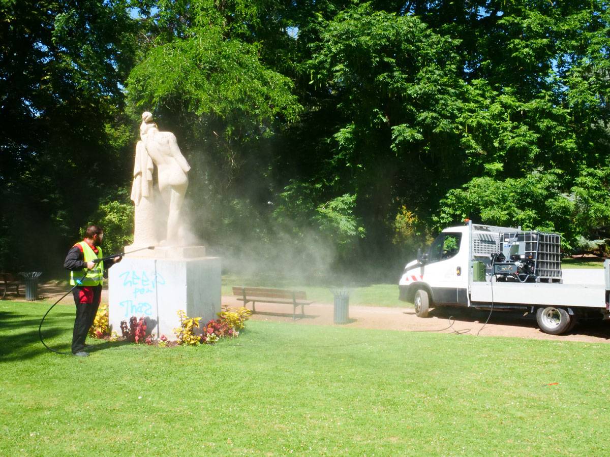 NETTOYEUR HAUTE PRESSION BOOSTIBC THERMIQUE 160B - 10L/MIN - ENROULEUR 20M - RENSON - 142394