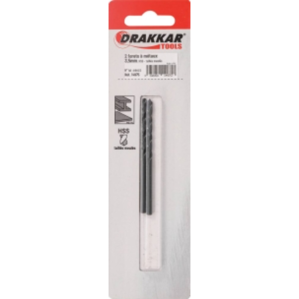 LOT 2 FORETS D.3.5MM - DRAKKAR TOOLS - 14975