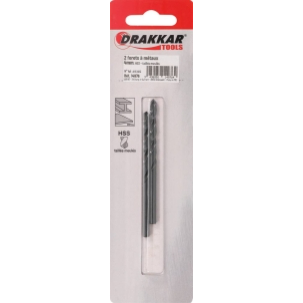 LOT 2 FORETS D.4MM - DRAKKAR TOOLS - 14976