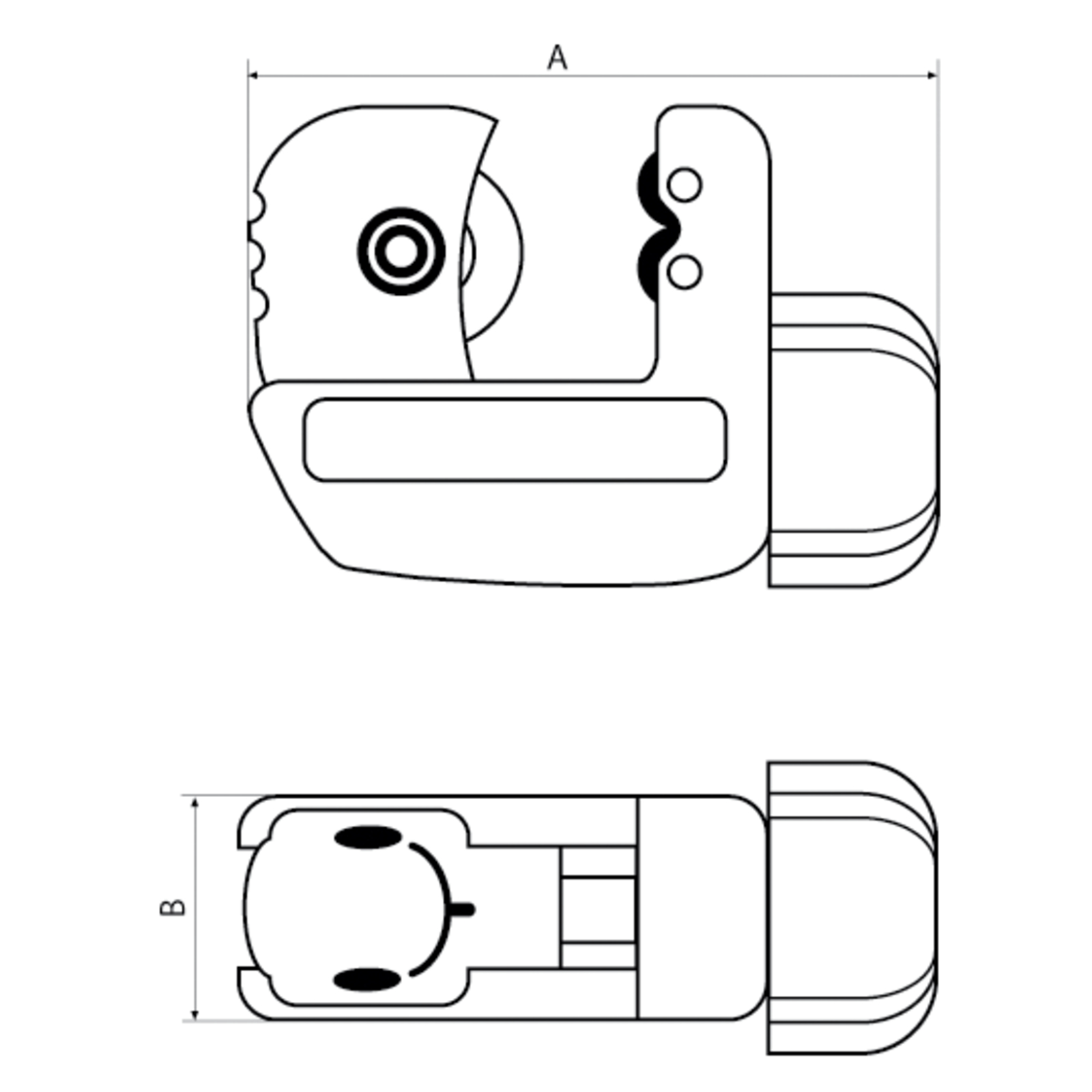 Coupe-tubes compact pour tubes cuivre aluminium et acier 3-22 mm BAHCO - 301-22