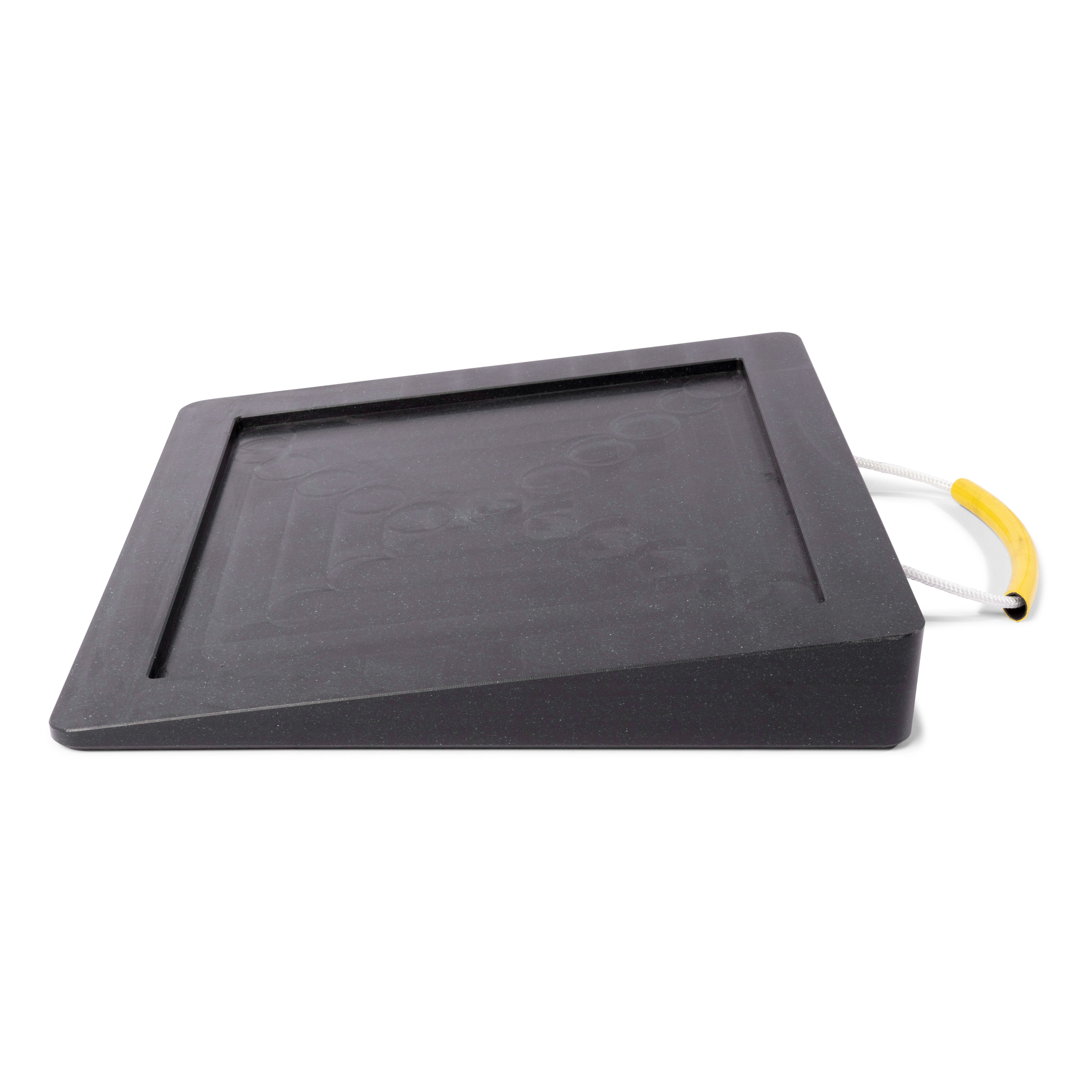 Plaque calage 400 x 400 x 80 7,2kg 10t LODAX