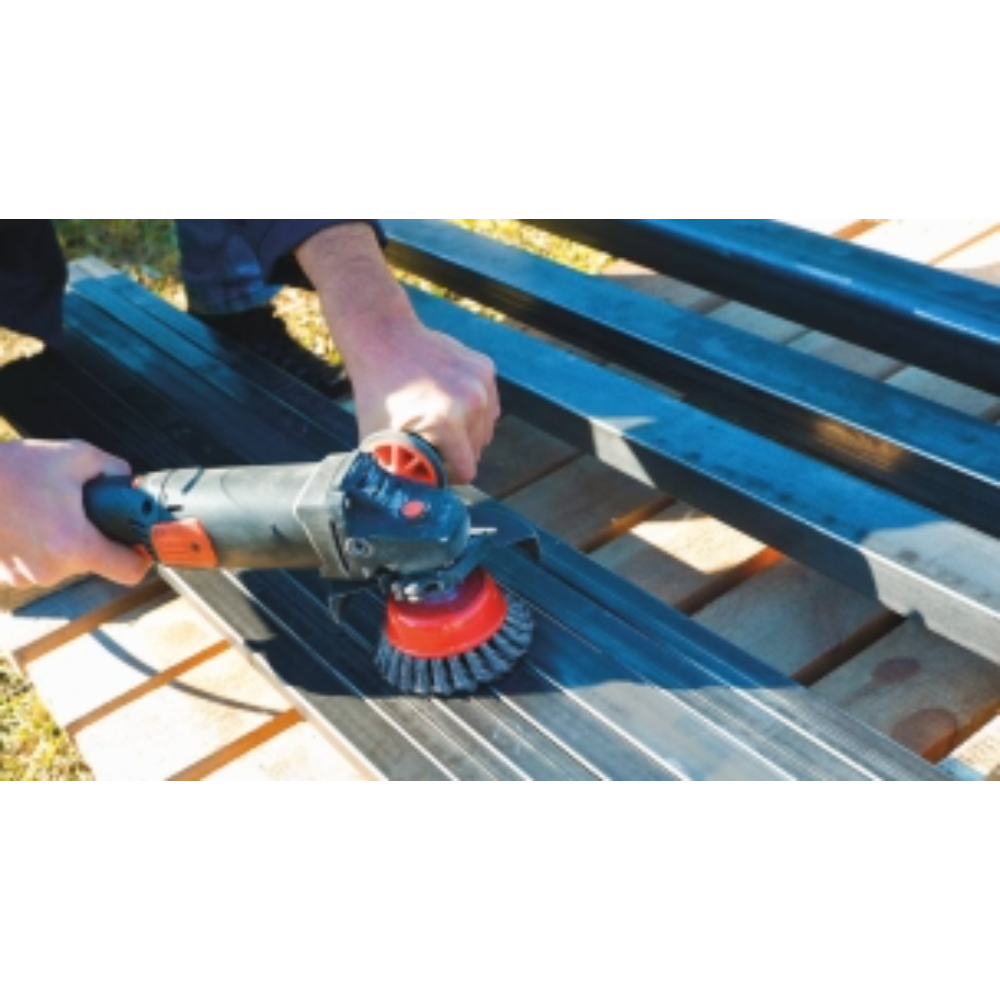 BROSSE CUVETTE D.100 M14 FIL 0.35 ACIER TORSADE - DRAKKAR TOOLS - 15500