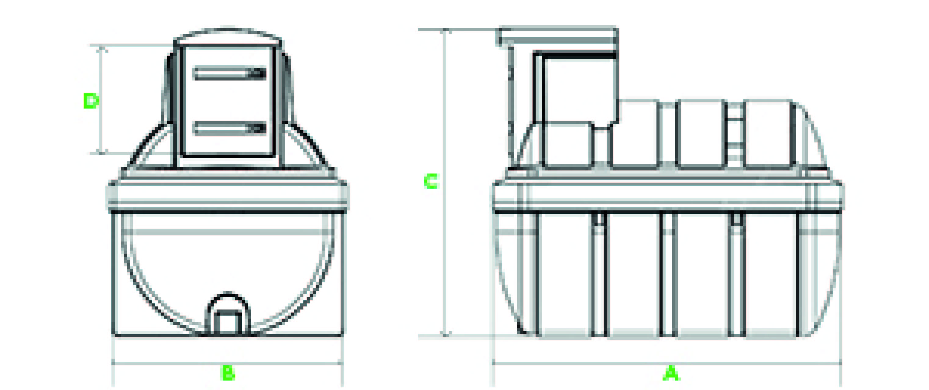 CUVE DE STOCKAGE ADBLUE® 2500L POMPE 220V 35L/MIN - RENSON - 159205