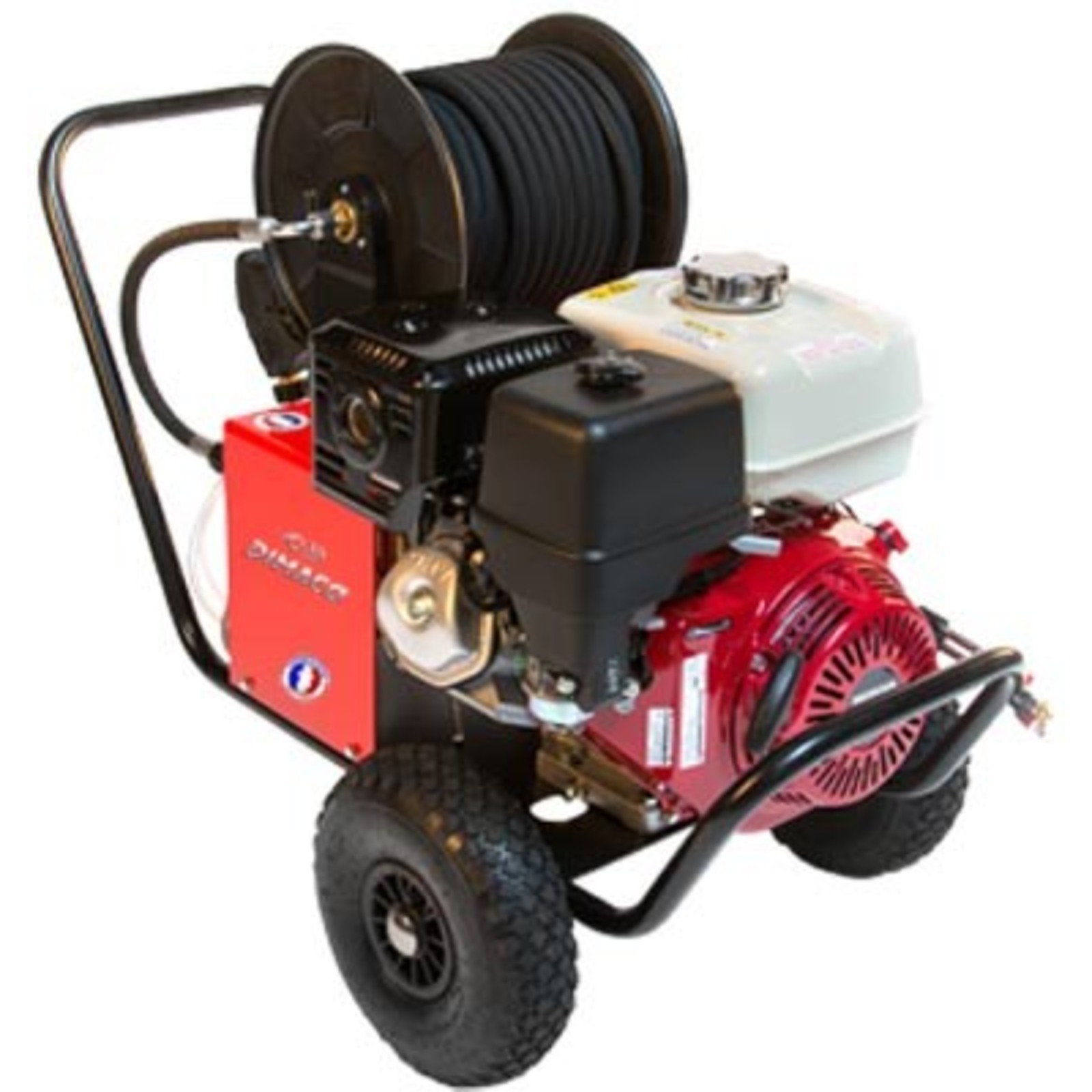 NETTOYEUR HP 900 L/H 240 B MOTEUR ESSENCE HONDA 13 CV AVEC ENROULEUR ABS + 20 M FLEXIBLE DIMACO - TSL15240HEP