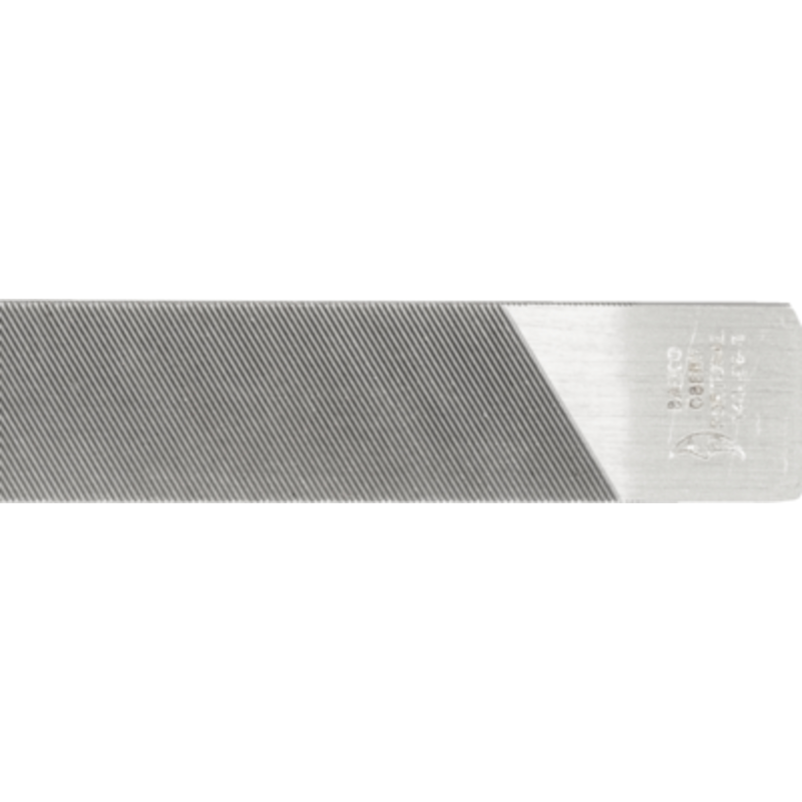 Lime de scie plate 250 mm 2 chants arrondis taille bâtarde sans manche BAHCO - 4-140-10-1-0