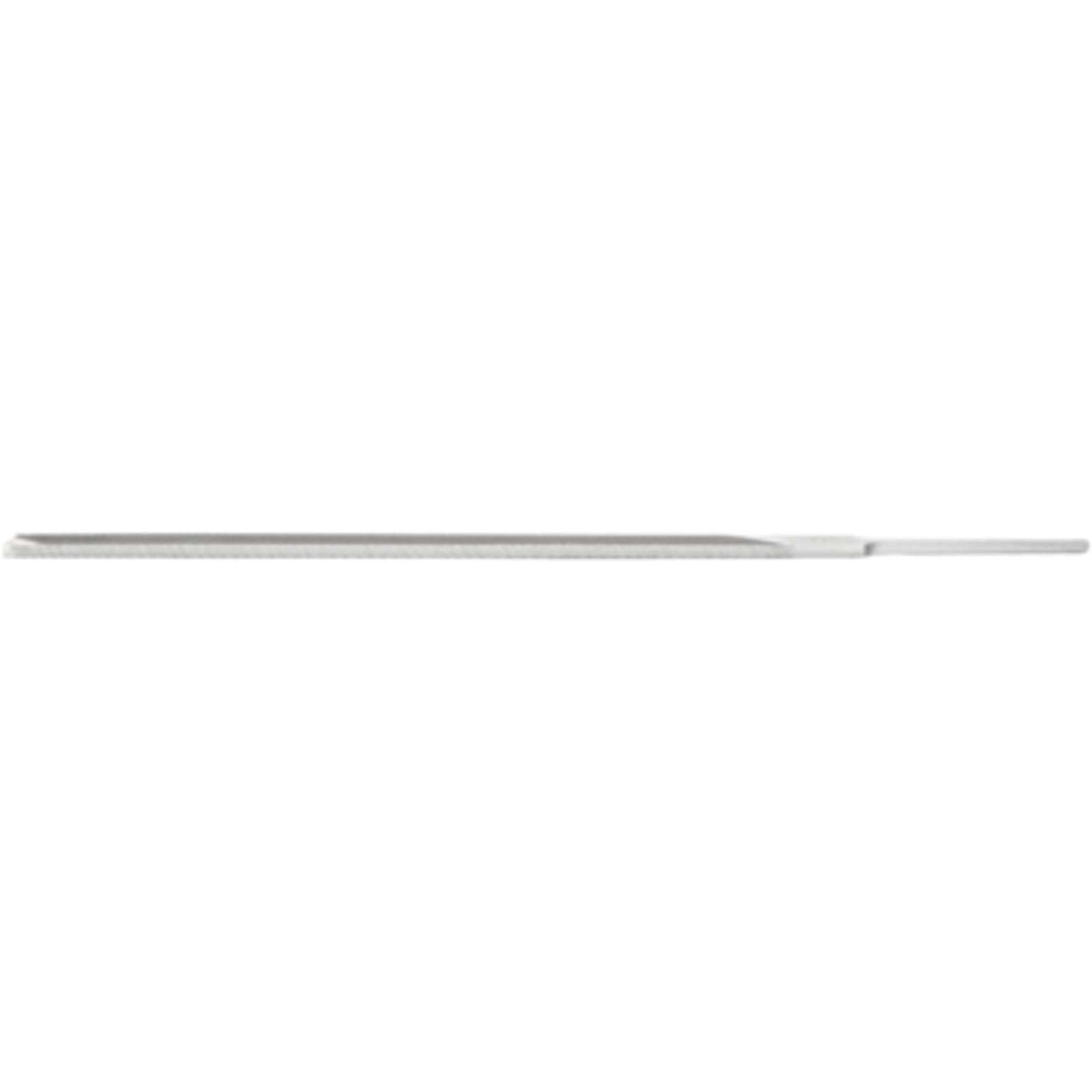 Lime de scie plate 250 mm 2 chants arrondis taille bâtarde sans manche BAHCO - 4-140-10-1-0
