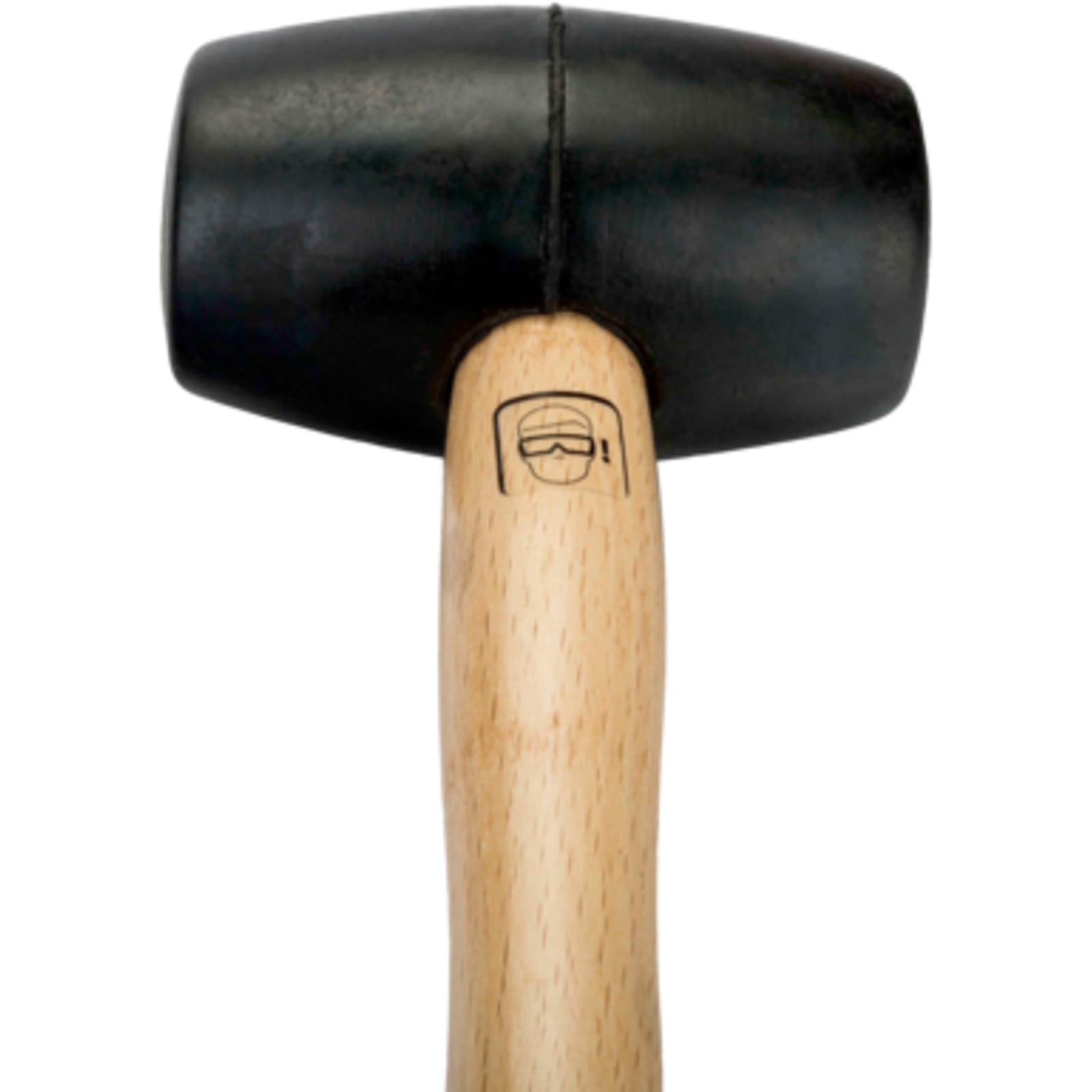 Maillet caoutchouc tête 55 mm manche bois 290 g BAHCO - 3625RM-55
