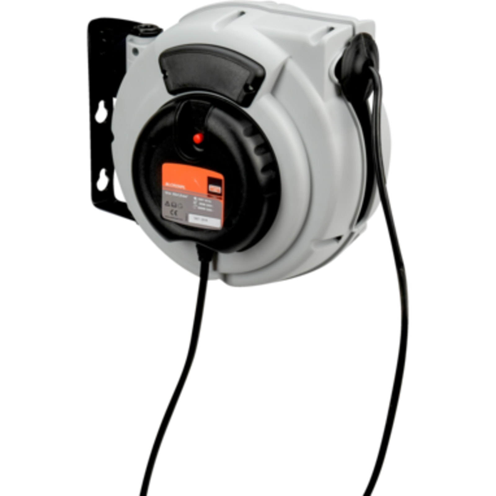 Enrouleur biphasé 230 V 15 m prises Schuko sans lampe BAHCO - BLCR230SC
