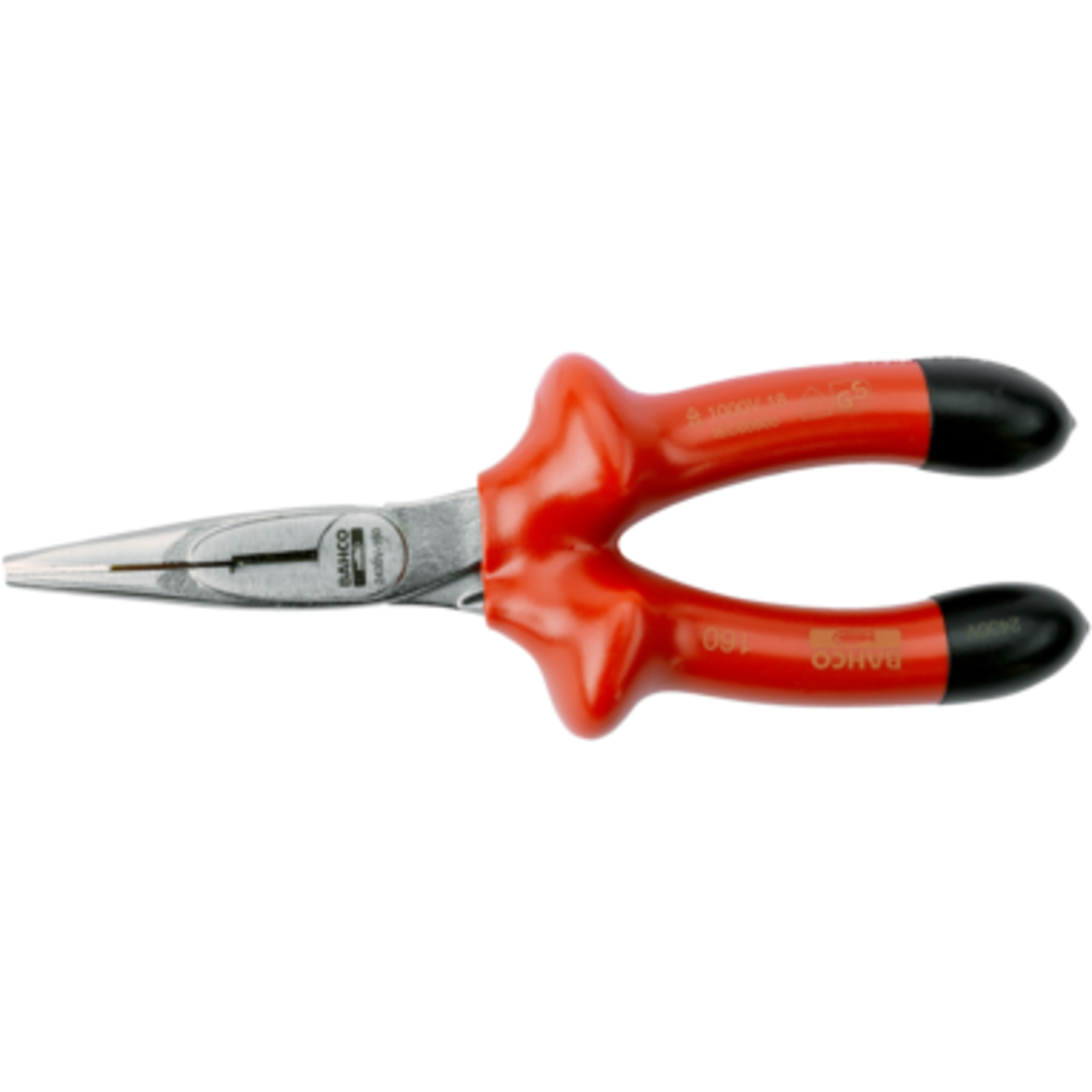 Pinces à bec demi-rond isolées VDE 160 mm BAHCO - 2430V-160