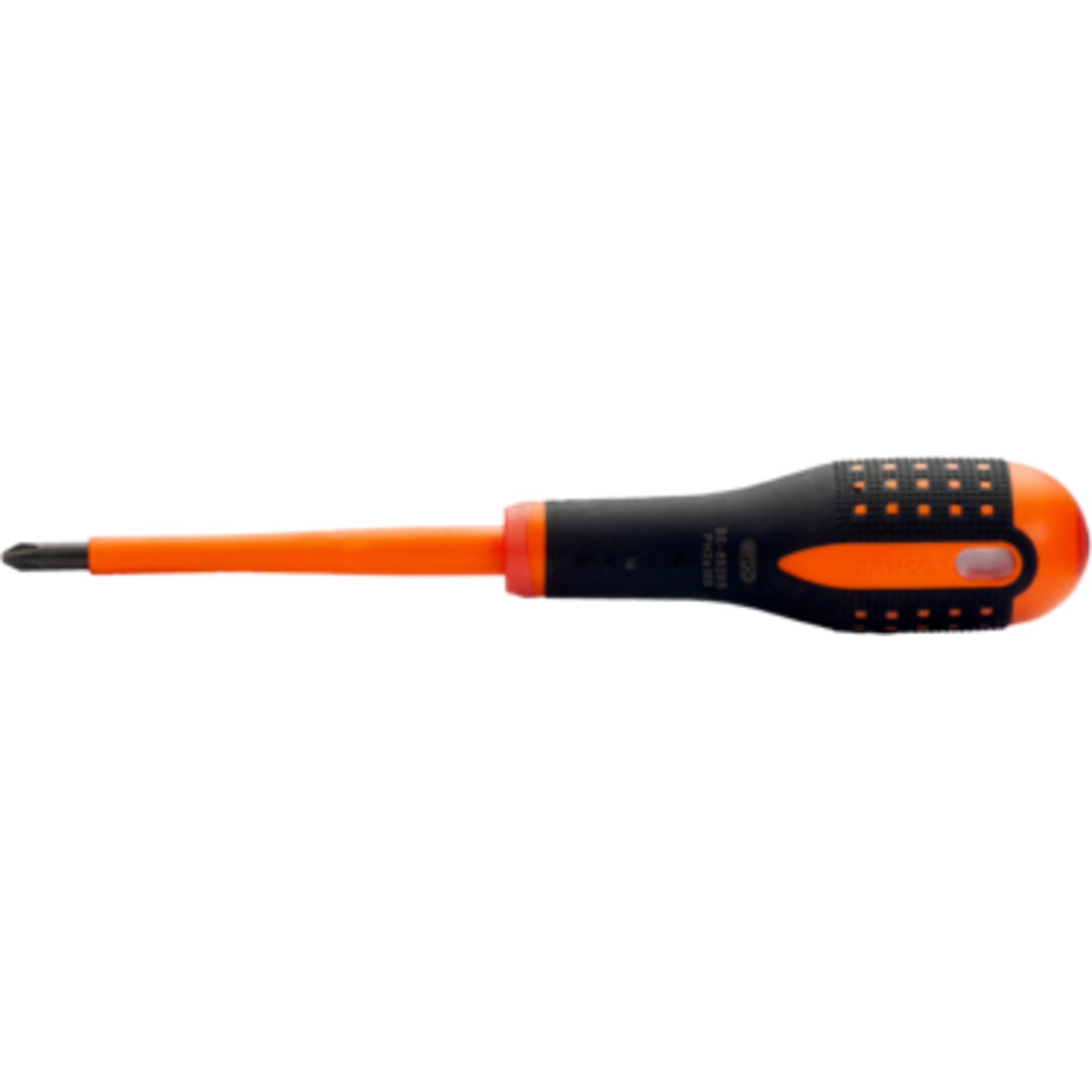 Tournevis isolé VDE pointe combi 6 mm/PH2 manche trimatière ergonomique 100 mm BAHCO - BE-8520S