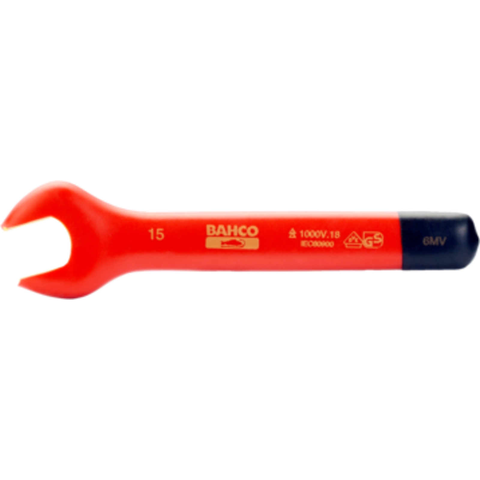 Clé à fourche isolée 14 mm 140 mm 1000 V conforme IEC 60900 BAHCO - 6MV-14