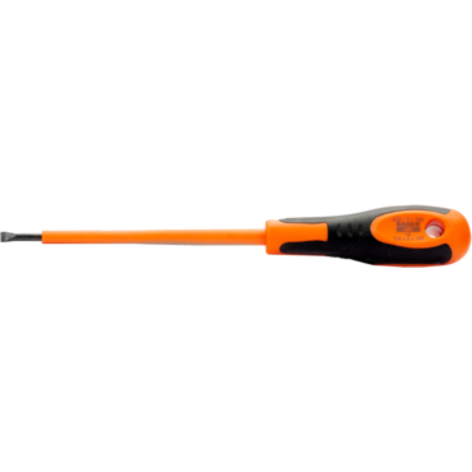 Tournevis vis à fente isolé VDE 0,5 x 3 mm lame 100 mm manche bi-matière BAHCO - 623-3-100