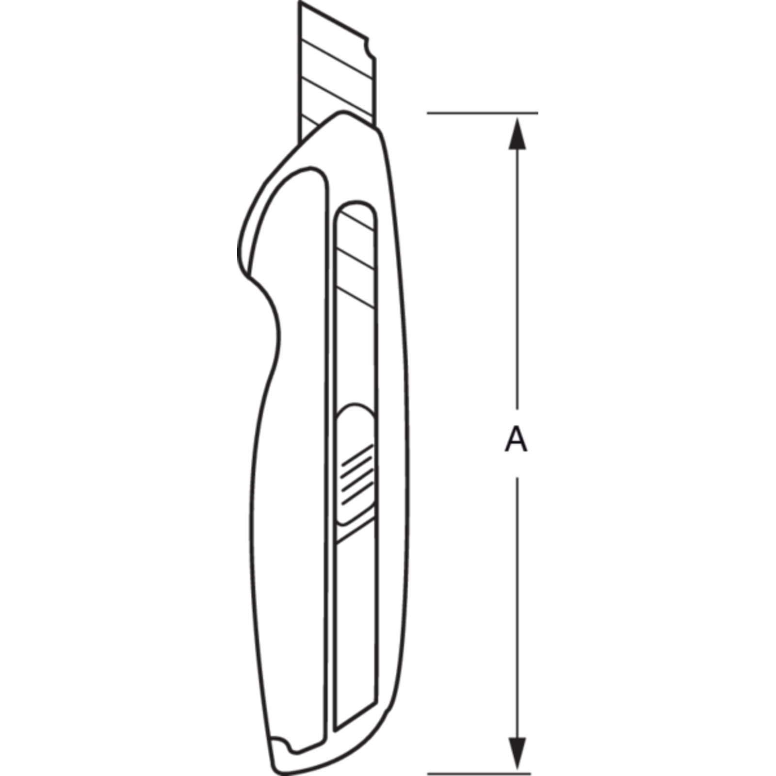 Cutter ergonomique lame 18 mm avec réservoir 3 lames BAHCO - KE18-01