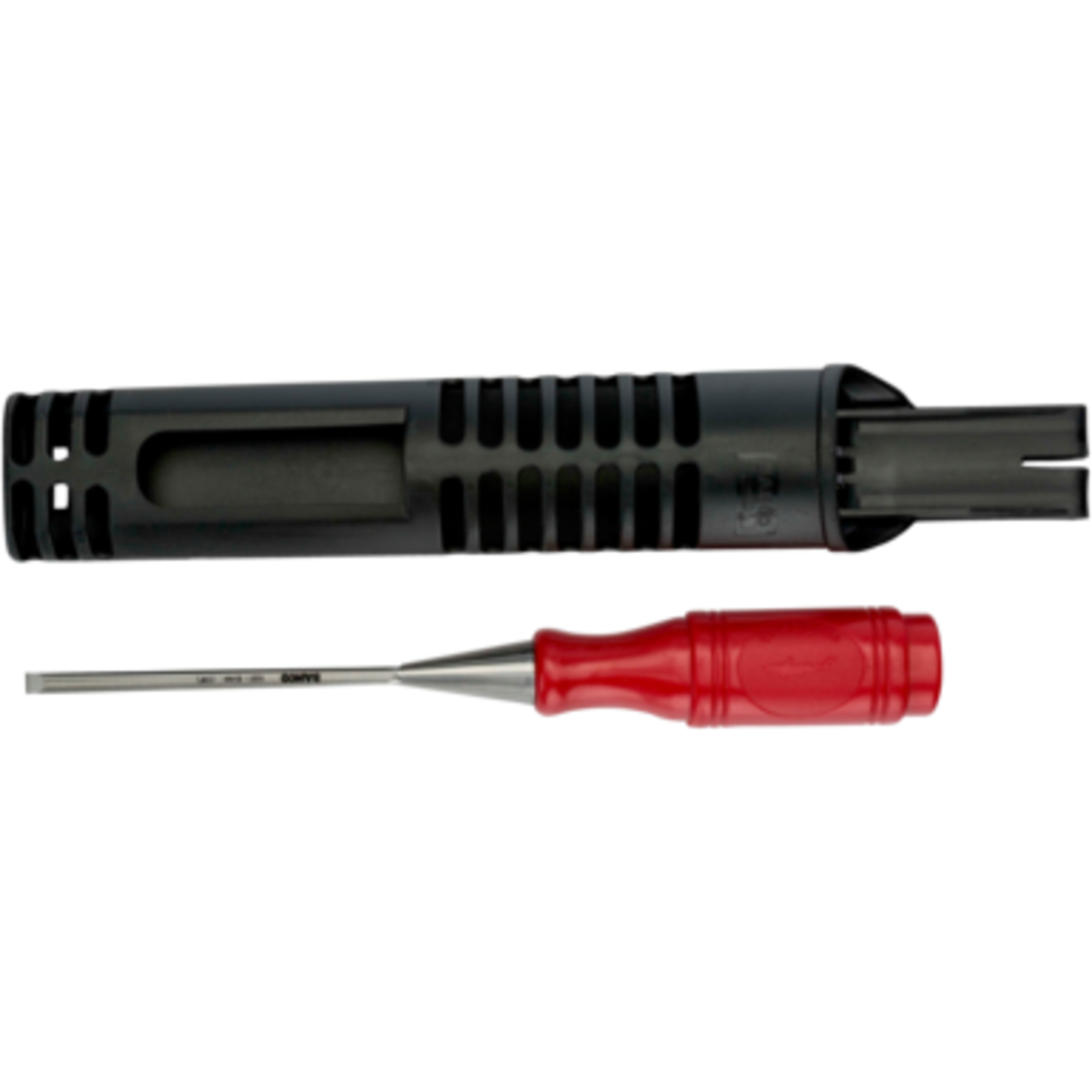 Burin travail du bois lame 14 mm manche polypropylène rouge avec étui BAHCO - 1031-14