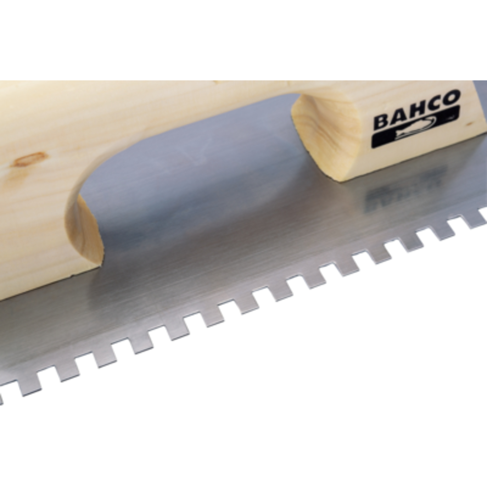Platoir lame dentelée acier carbone 500 mm manche bois BAHCO - 209250100