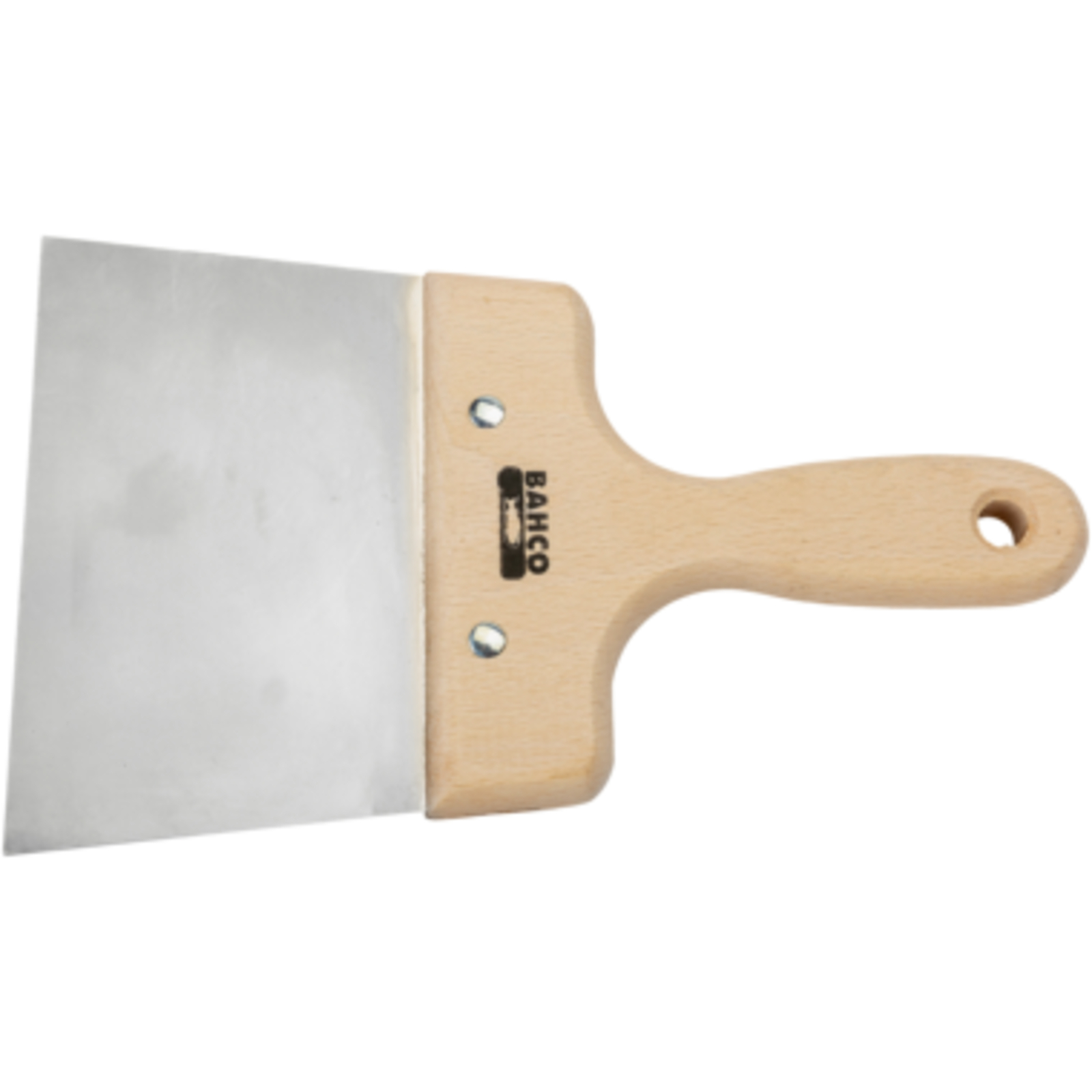 Couteau à enduire lame inox 200 x 235 mm poignée bois avec trou de suspension BAHCO - 219202000