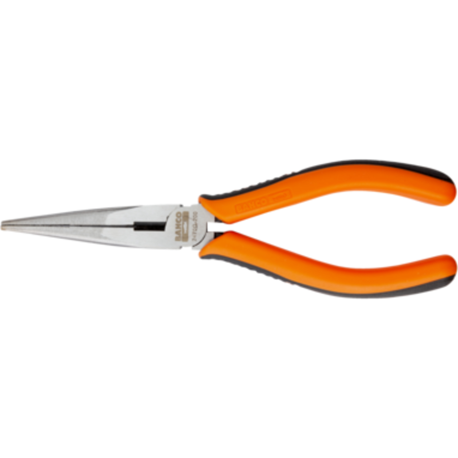 Pince à bec demi-rond 210 mm poignées bimatière finition vernie BAHCO - 2470 G-200
