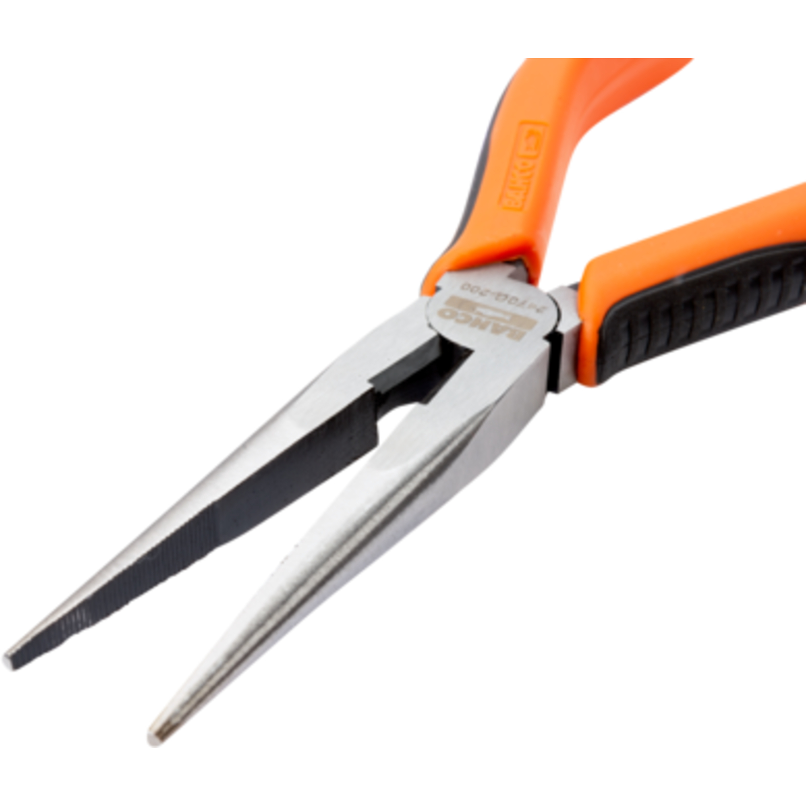 Pince à bec demi-rond 210 mm poignées bimatière finition vernie BAHCO - 2470 G-200