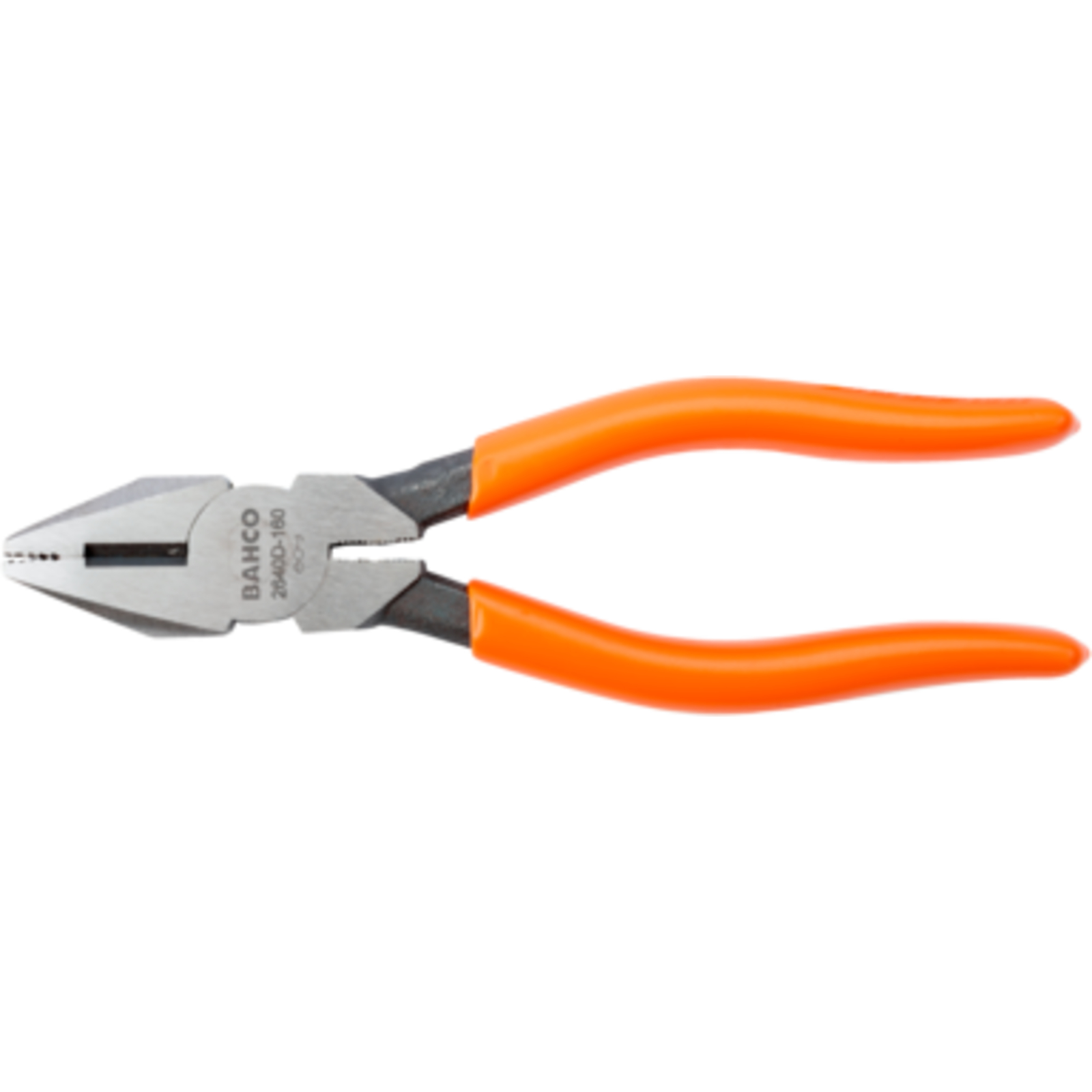 Pince universelle 160 mm poignées gainées PVC coupe câbles Cu Fe Fe+ BAHCO - 2640D-160