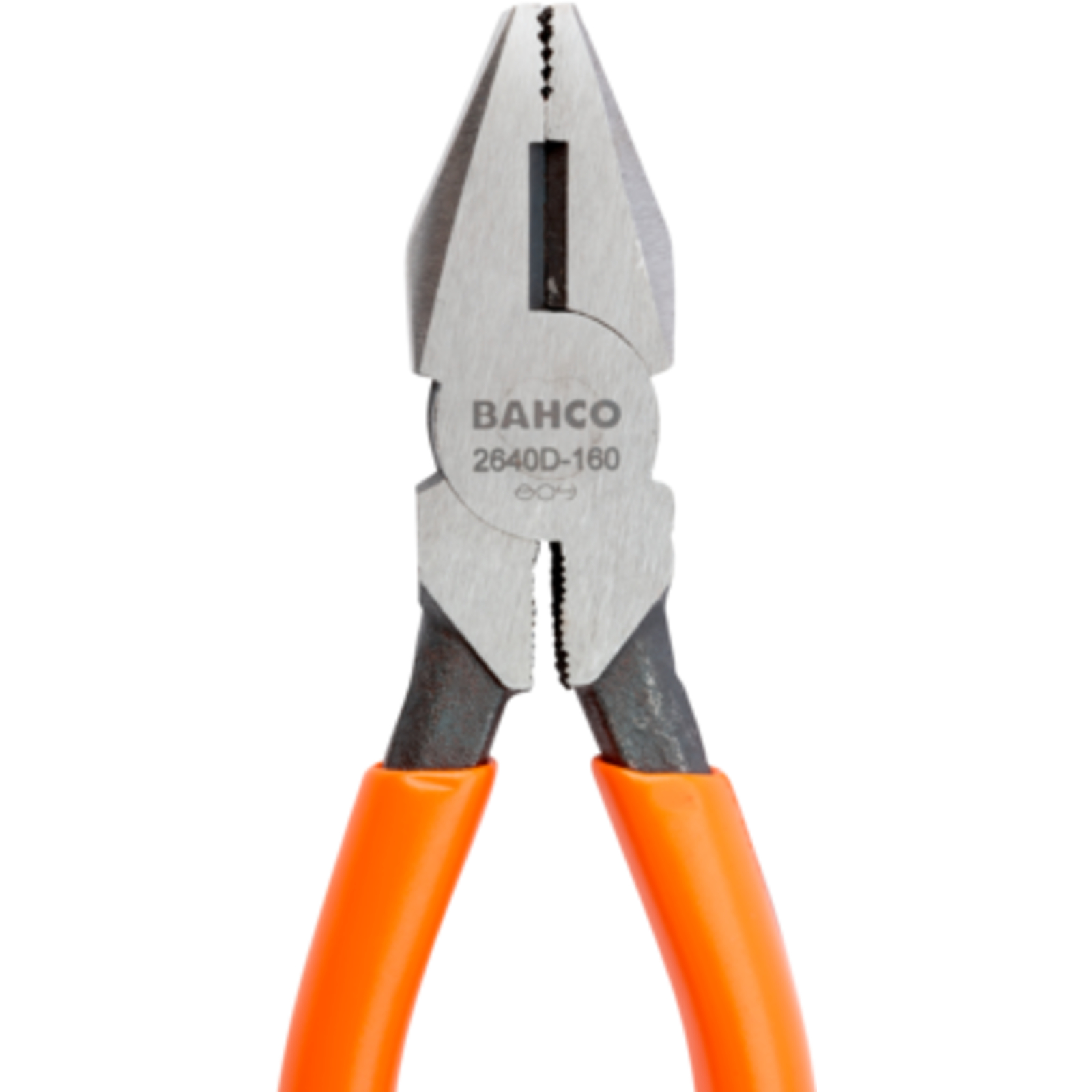 Pince universelle 160 mm poignées gainées PVC coupe câbles Cu Fe Fe+ BAHCO - 2640D-160