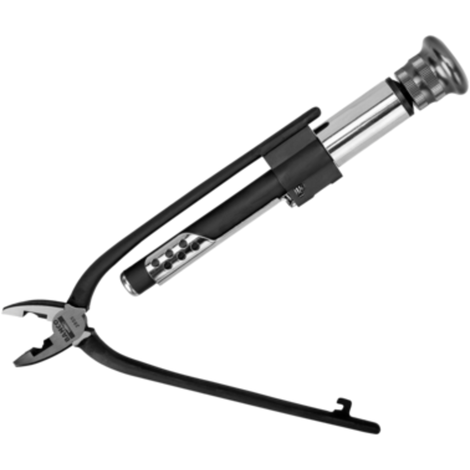 Pince à freiner câble Ø1,6 mm becs striés coudés 30° finition phosphatée BAHCO - 2855 D