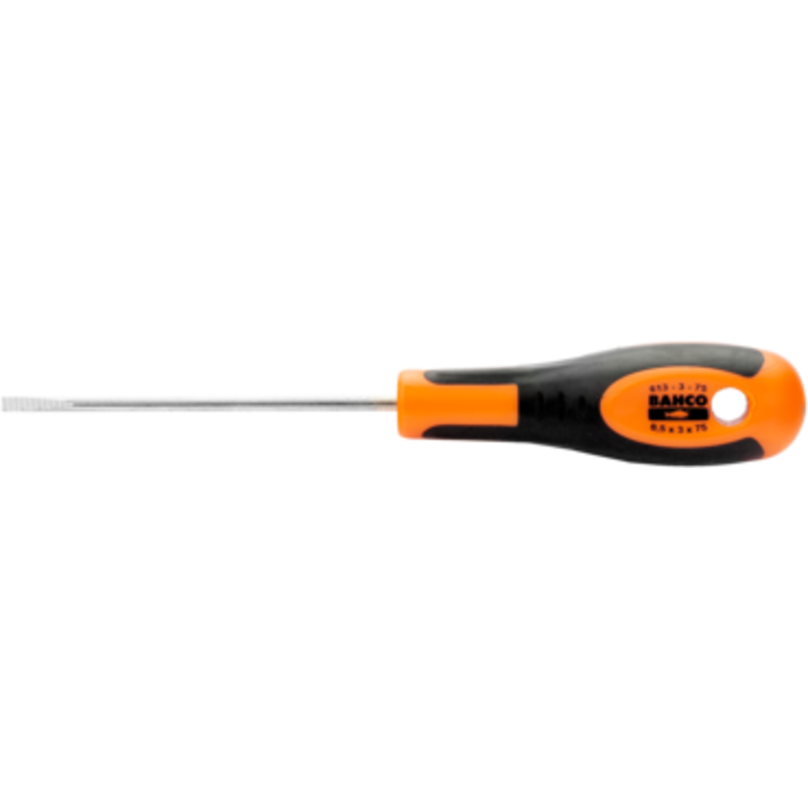 Tournevis lame fraisée 0,6 x 3,5 mm 100 mm avec poignée caoutchouc BAHCO - 613-3.5-100