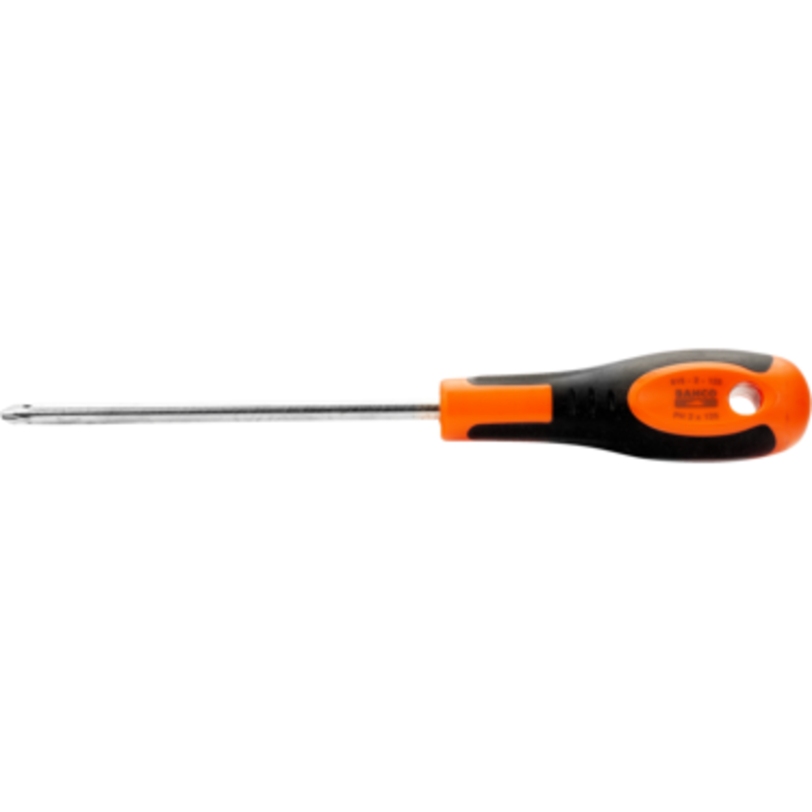 Tournevis Phillips PH2 25 mm poignée bi-matière antioxydant avec trou suspension BAHCO - 615-2-25