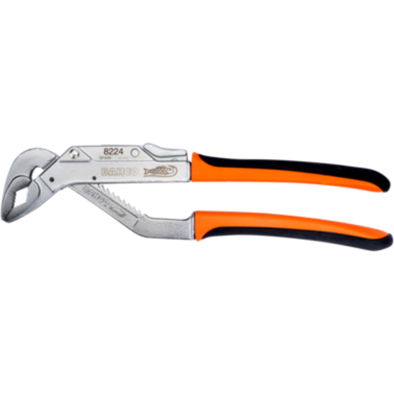 Pince multiprise 250 mm poignées bimatière ERGO chromée BAHCO - 8224CIP