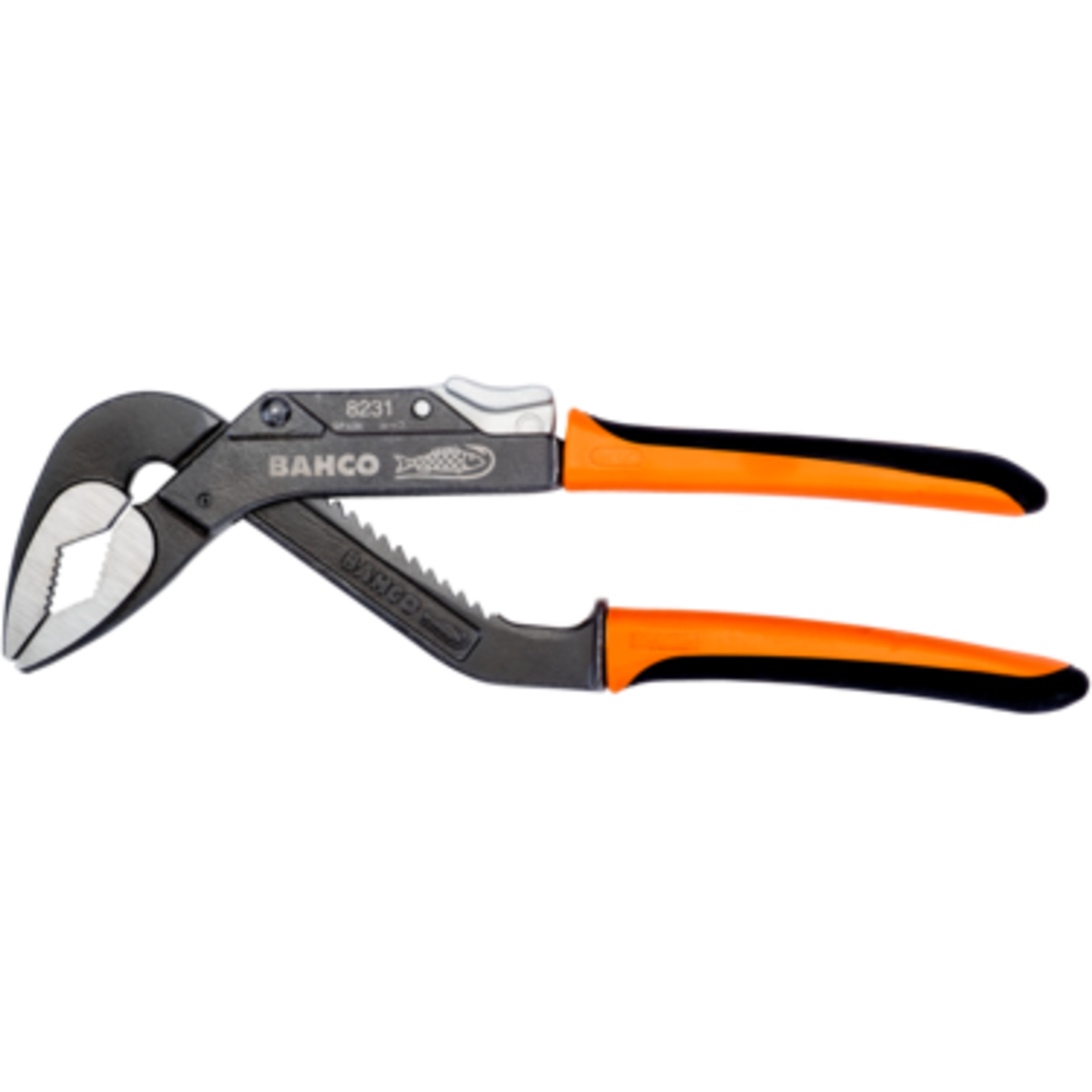 Pince multiprise ouverture extra-large 225 mm poignées bimatière finition phosphatée BAHCO - 8231