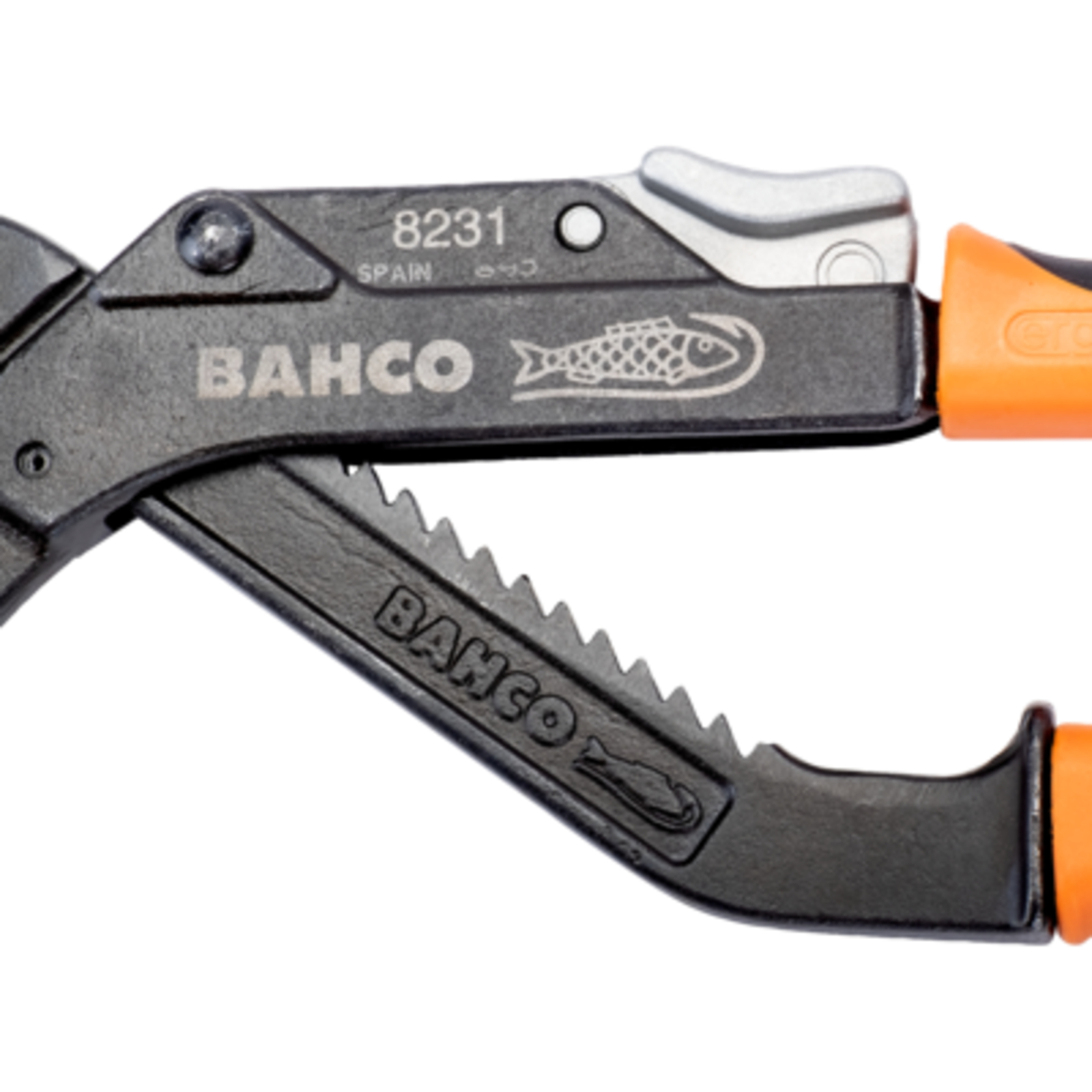 Pince multiprise ouverture extra-large 225 mm poignées bimatière finition phosphatée BAHCO - 8231
