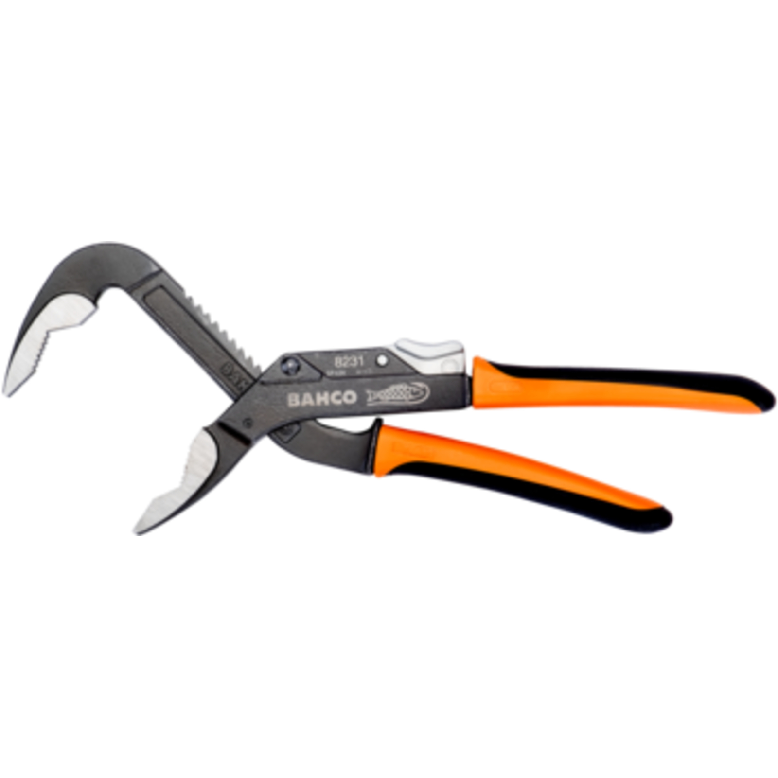 Pince multiprise ouverture extra-large 225 mm poignées bimatière finition phosphatée BAHCO - 8231