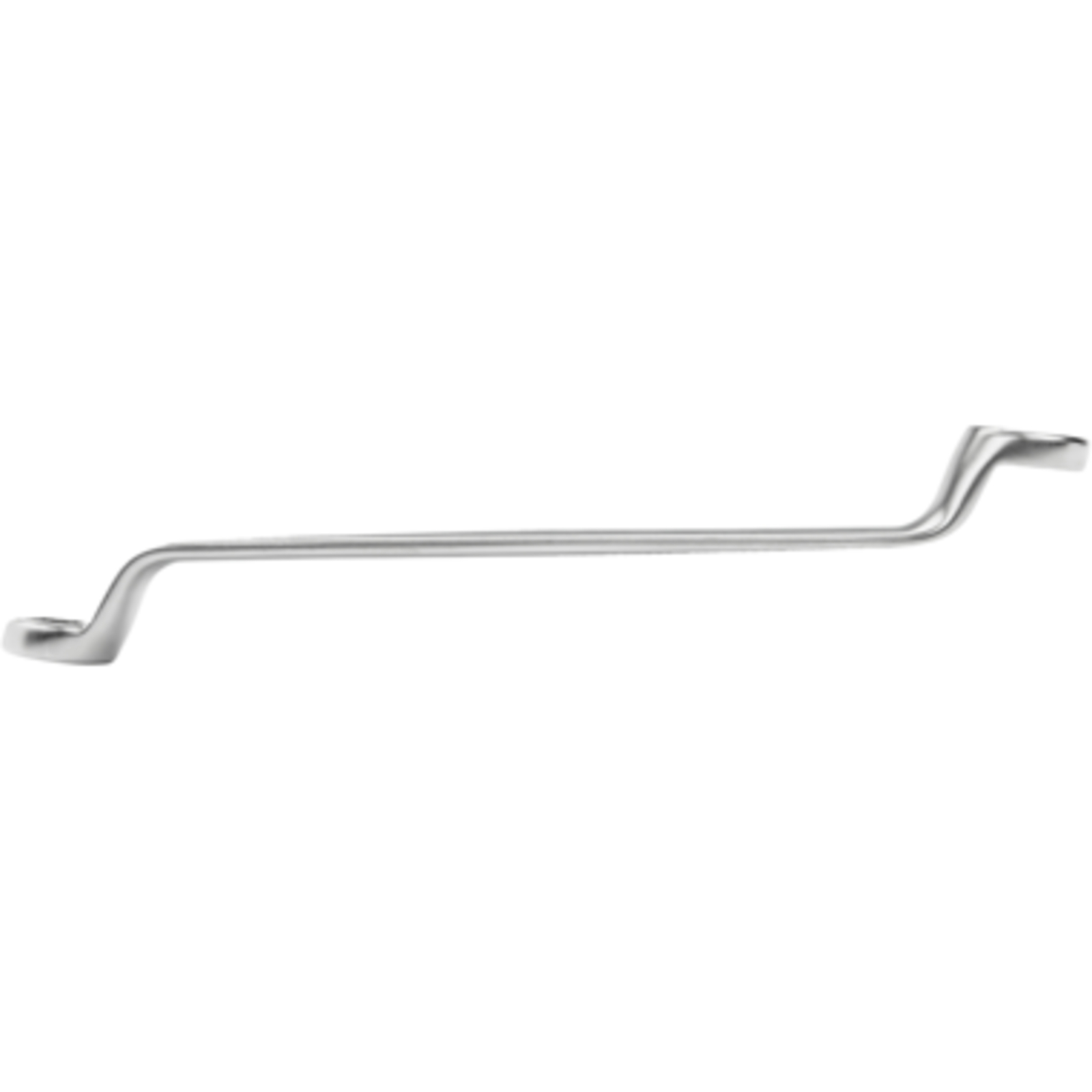 Clé polygonale double coudée 16 x 17 mm 246 mm finition chromée BAHCO - 2M-16-17